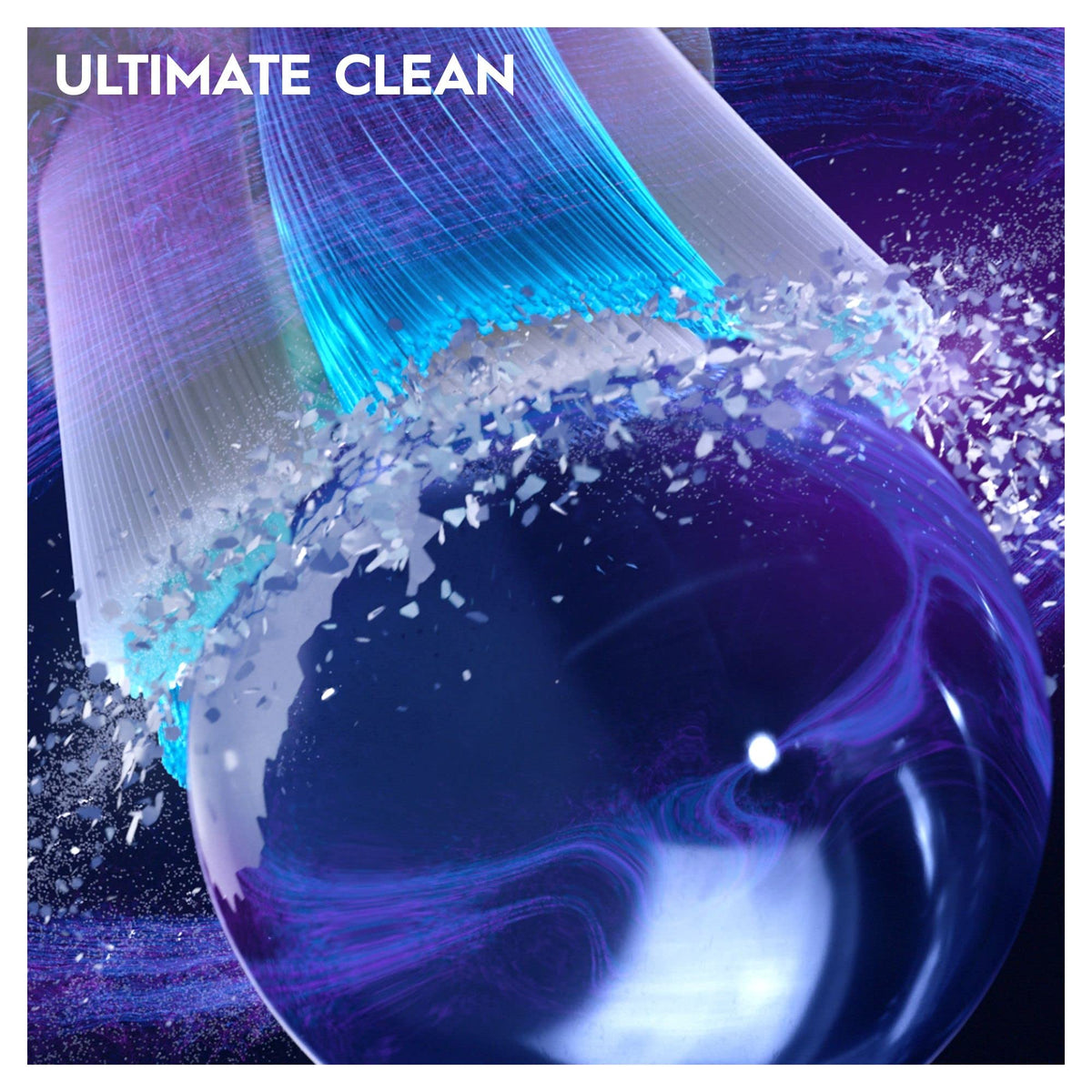 Oral-B iO Series Ultimate Clean Electric Toothbrush Heads, 8 Count, Black