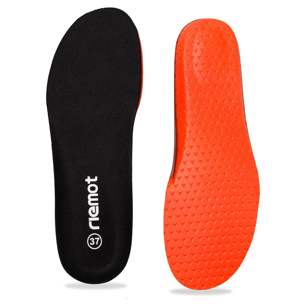 riemot Memory Foam Insoles for Men and Women - Replacement Shoe Inserts Comfort Cushioning for Sports Shoes, Trainers, Sneakers, Work Boots and Walking Shoes