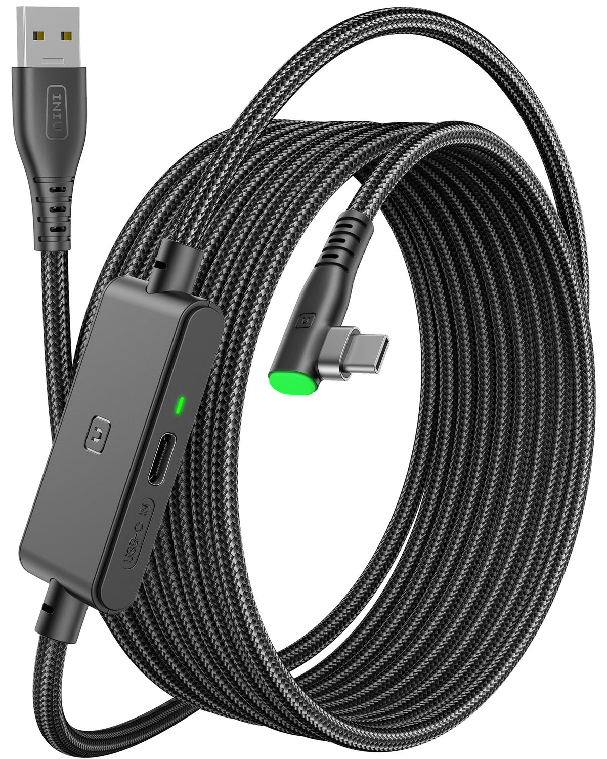 INIU 5m VR Link Cable with Separate Charging Port, USB 3.0 to USB C Cable