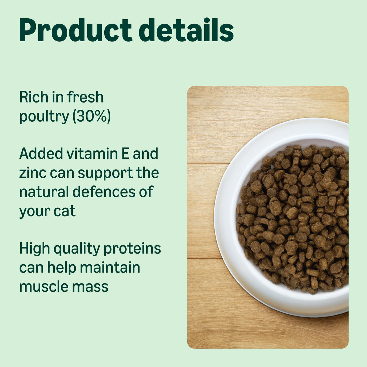by Amazon Dry Cat Food for Adult Cats, Grainfree Recipe with Fresh Salmon, 1 Pack of 3kg (Previously a Lifelong brand, same product)