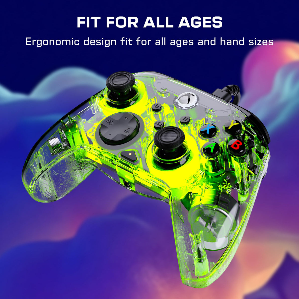 Turtle Beach Afterglow Wave Wired RGB Gaming Controller for XBOX & PC