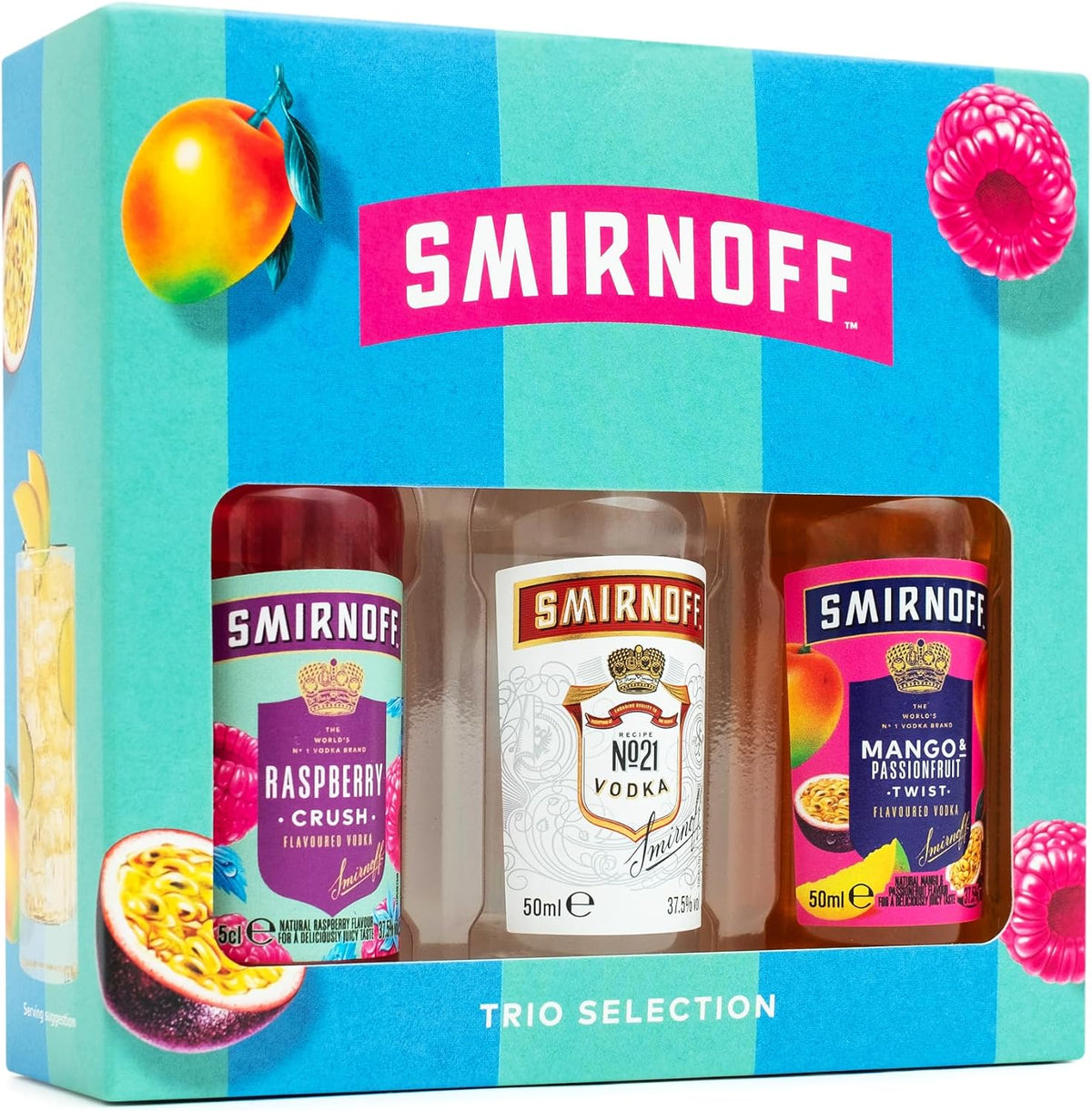 Smirnoff Flavoured Vodka Gift Set, 3 x 5 cl