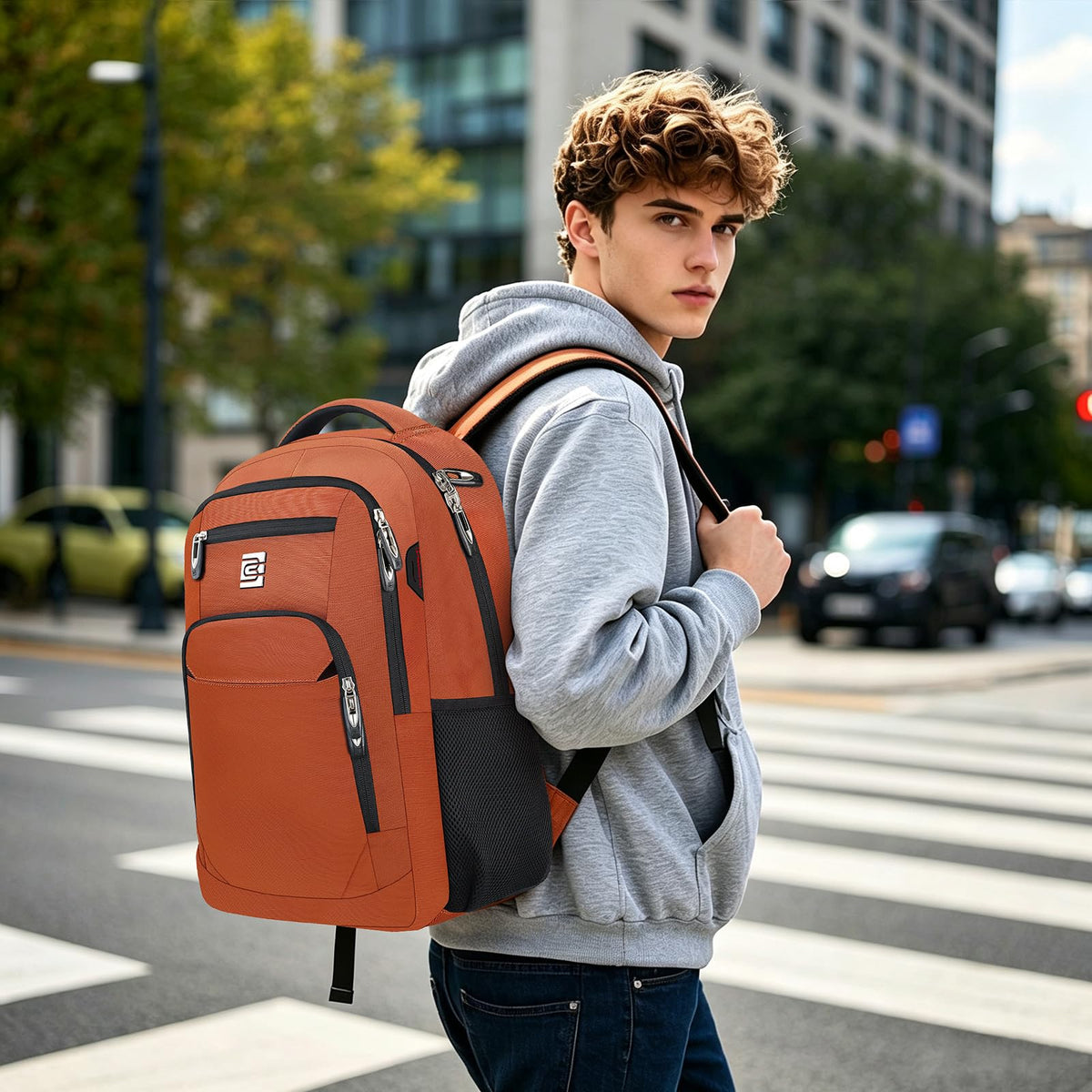 KASIBON Laptop Backpack for Men, Anti-Theft Travel Backpack Business