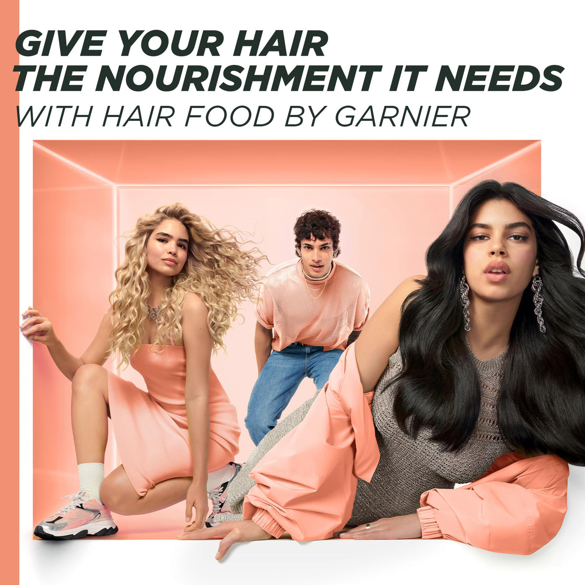Garnier Hair Food Multi-use, 3-in-1 Hair Treatment Mask, Banana, 400ml