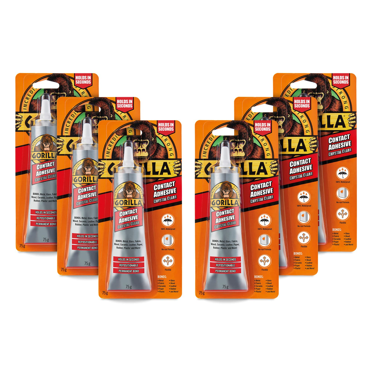 Gorilla Contact Adhesive Clear 75g