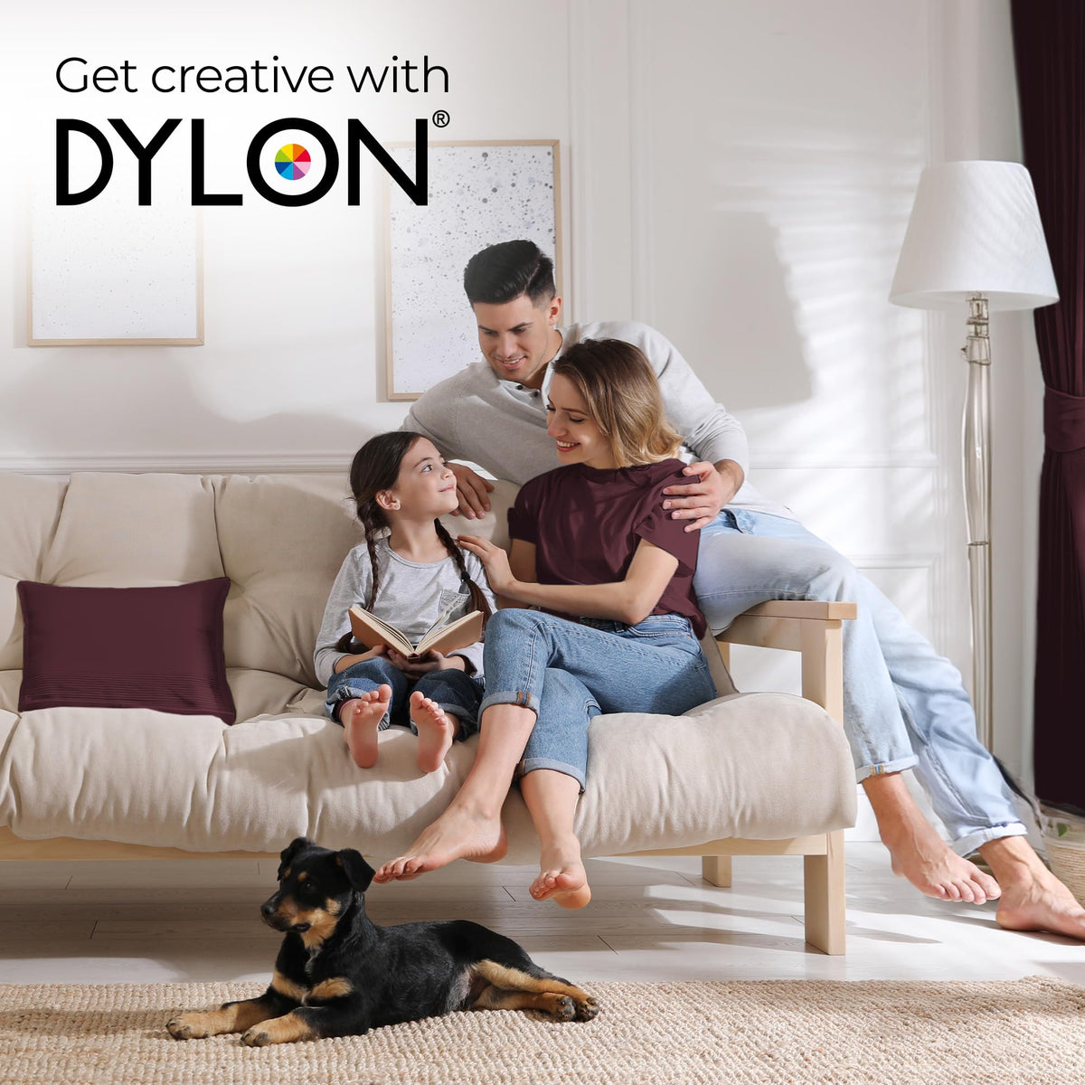 DYLON Washing Machine Fabric Dye Pod, Intense Black, 350g