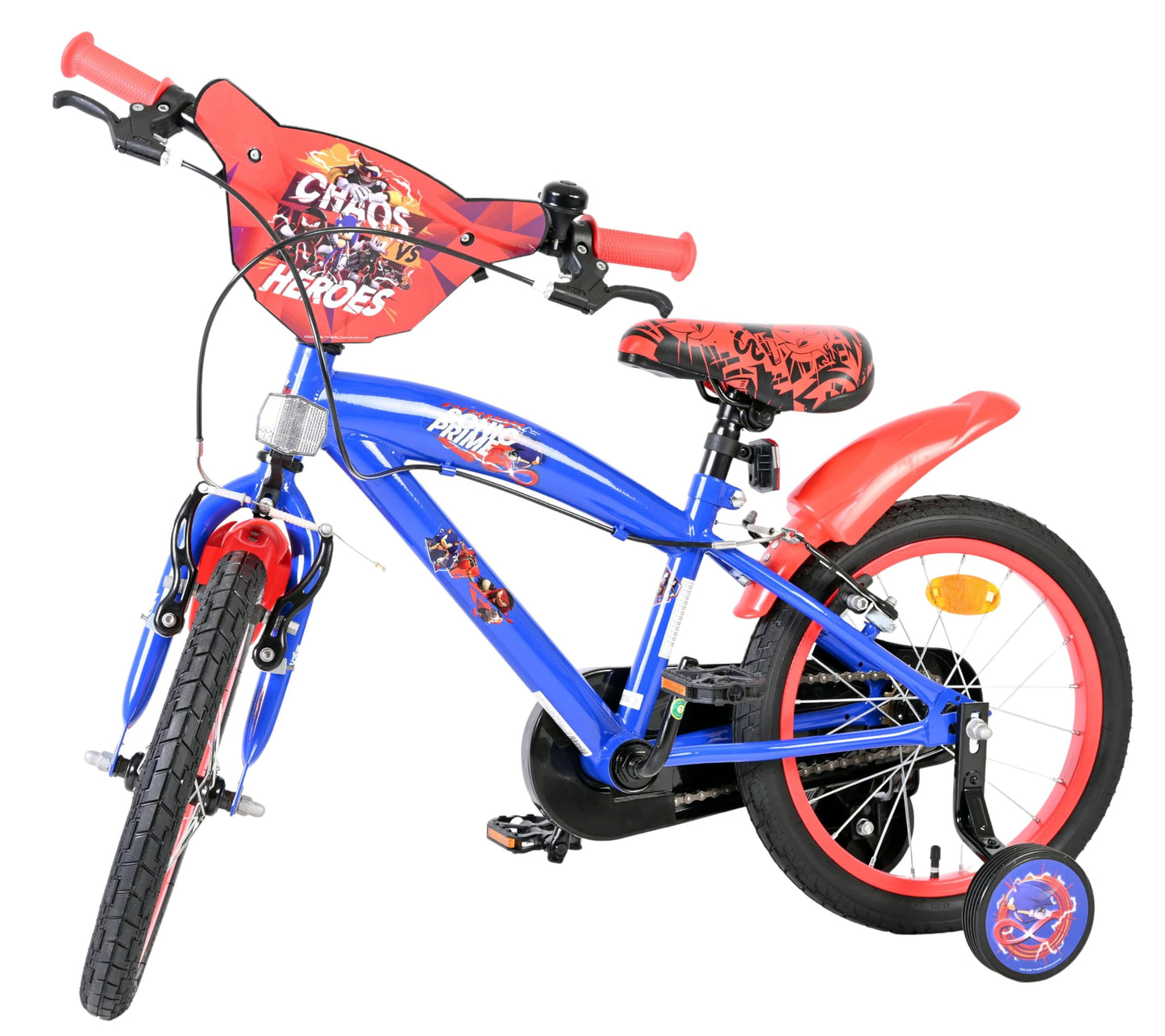 Volare Official Marvel Spider-Man Kids Bike 12" with Stabilisers — Ages 3-4