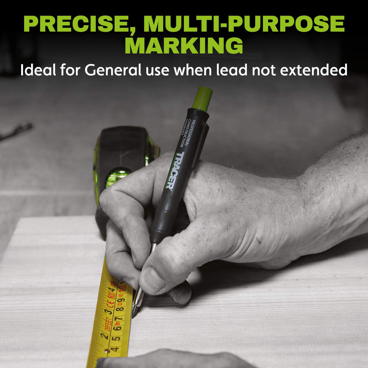 Tracer Deep Hole Carpenter Pencil | Work Pencil, Holster & Sharpener
