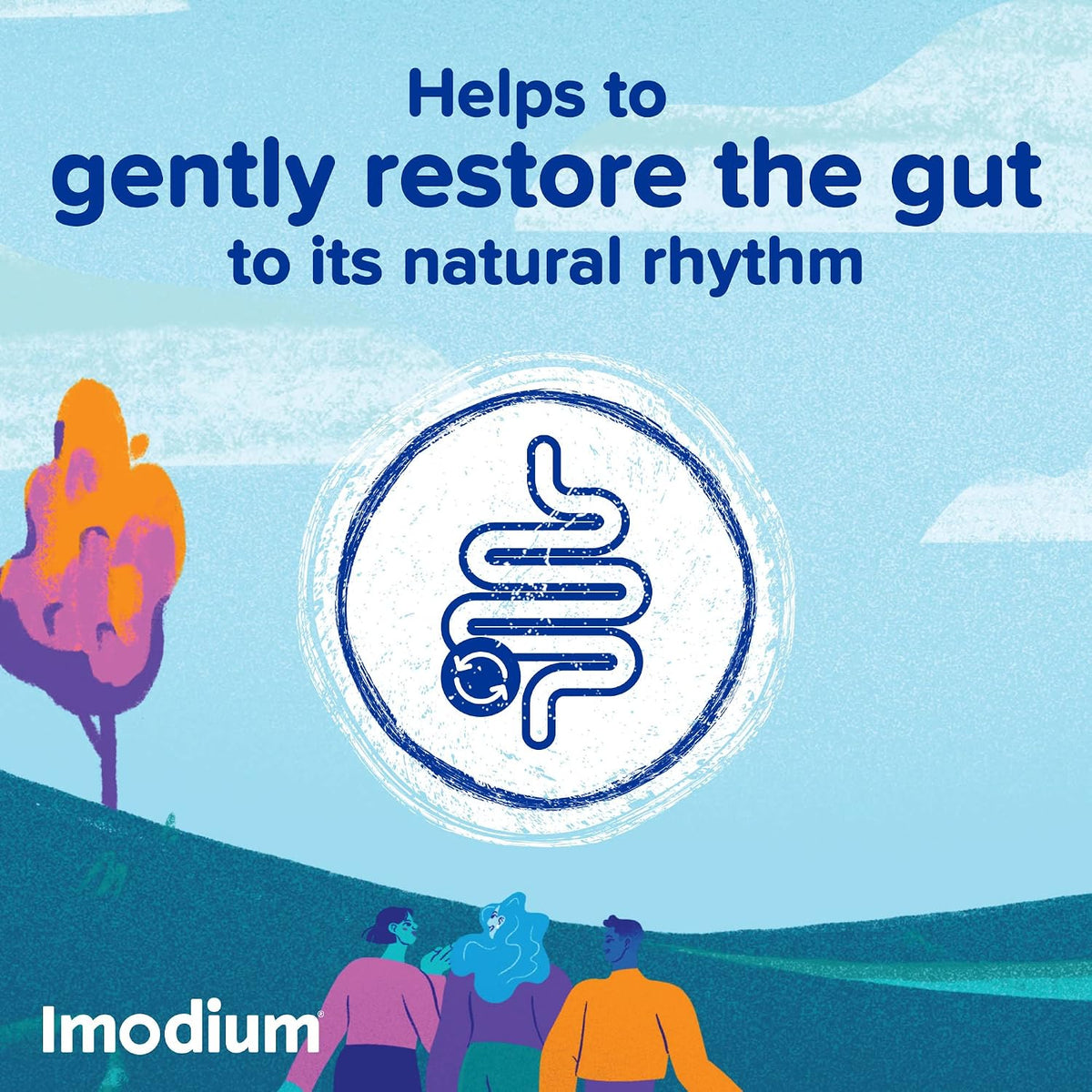 Imodium Instants (1 x 6 Tablets) Loperamide Dissolving Tablets for On-The-Go Diarrhoea Relief, Treats Short-Term and IBS Diarrhoea, Helps Restore Your Natural Rhythm, for Adults and Children Aged 12+
