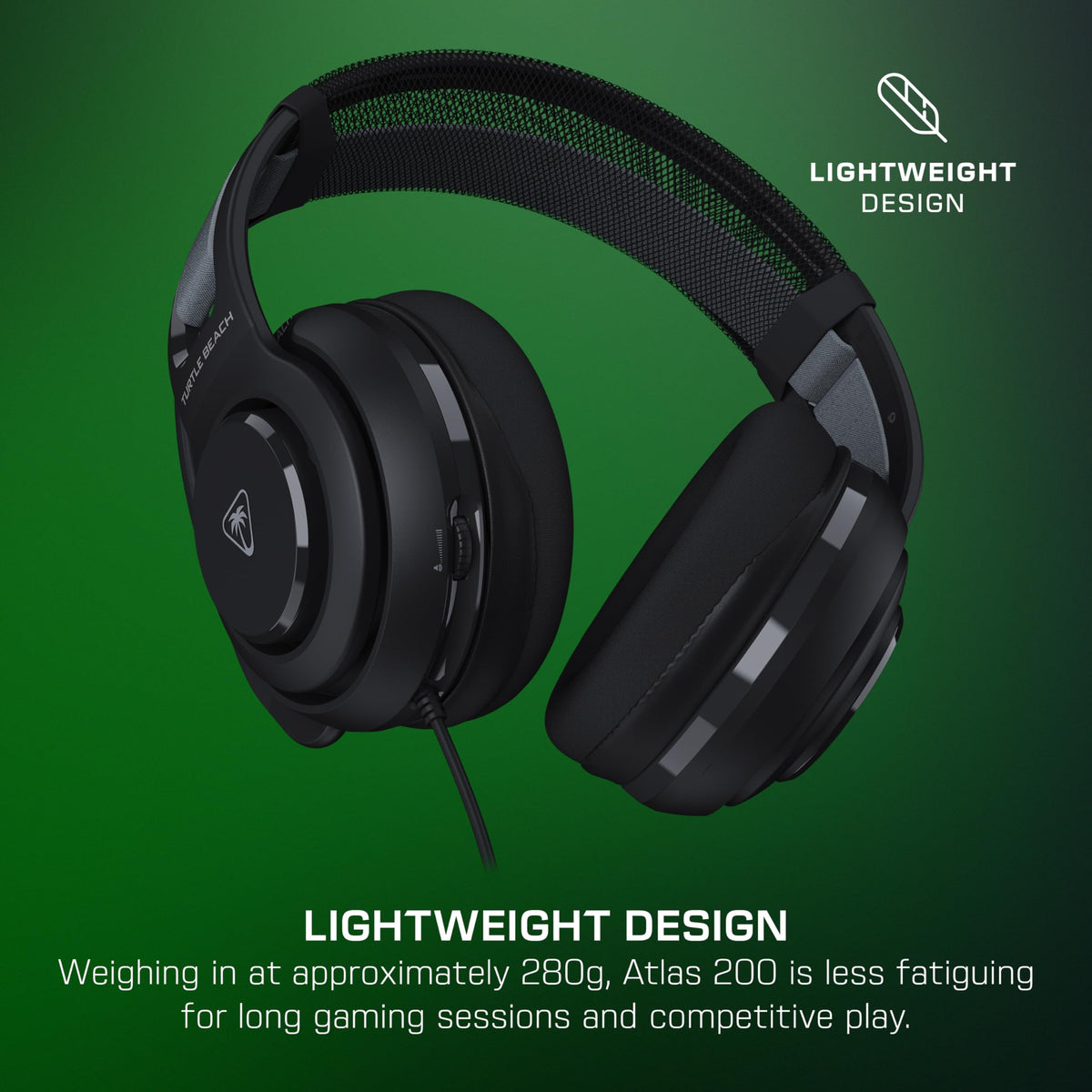 Turtle Beach Atlas 200 Wired Multiplatform Gaming Headset for PS5, PS4, PC