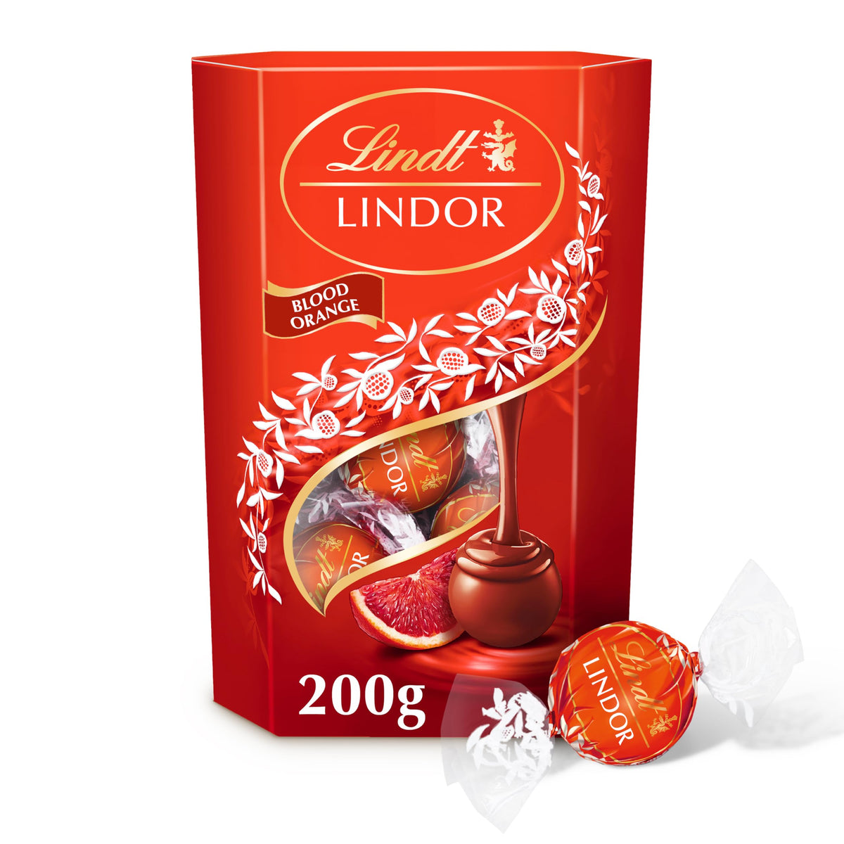 Lindt Lindor White Chocolate Truffles – 200g Box (Approx. 16 Balls) – Smooth Filling – Gift, Birthday, Congratulations Treat