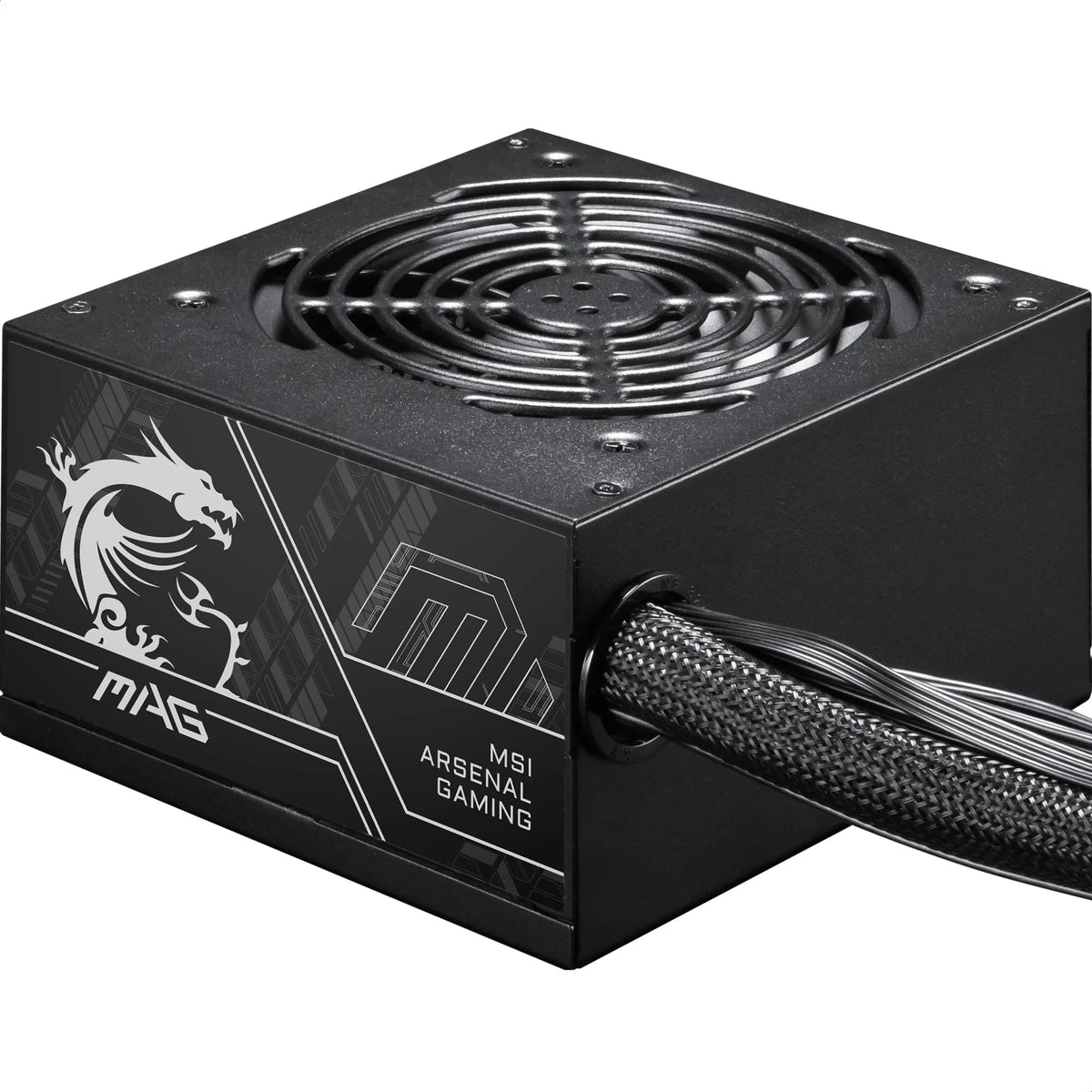 MSI MAG A750GL PCIE5 Power Supply Unit, 750W, 80 Plus Gold, Fully Modular, ATX 3.0, PCIe 5.0 GPU Support, 120mm FDB Fan, Full-Bridge LLC, Flat Black Cables - 7 Year Warranty