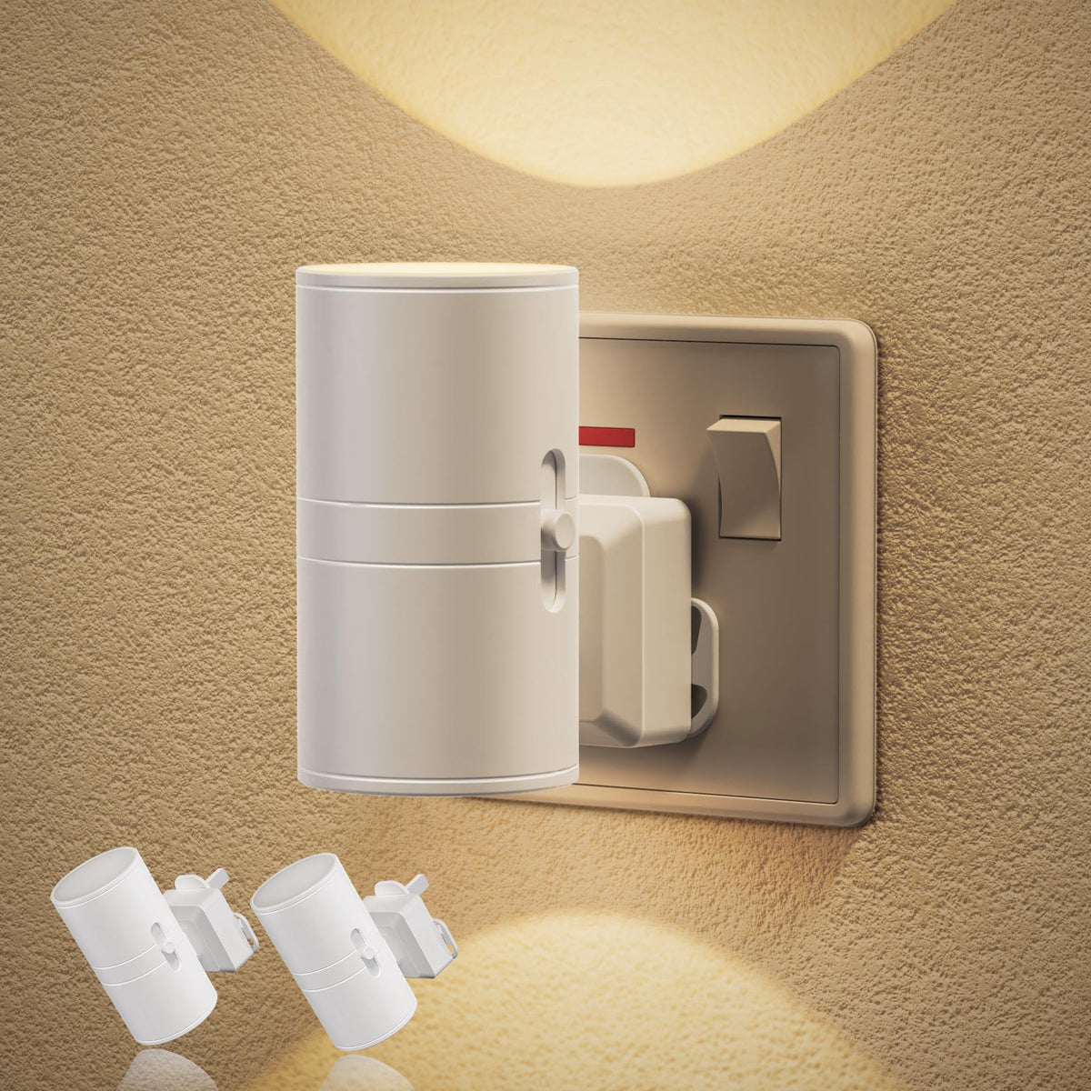 JandCase Night Light, Night Light Plug in Wall with Dusk to Dawn Sensor