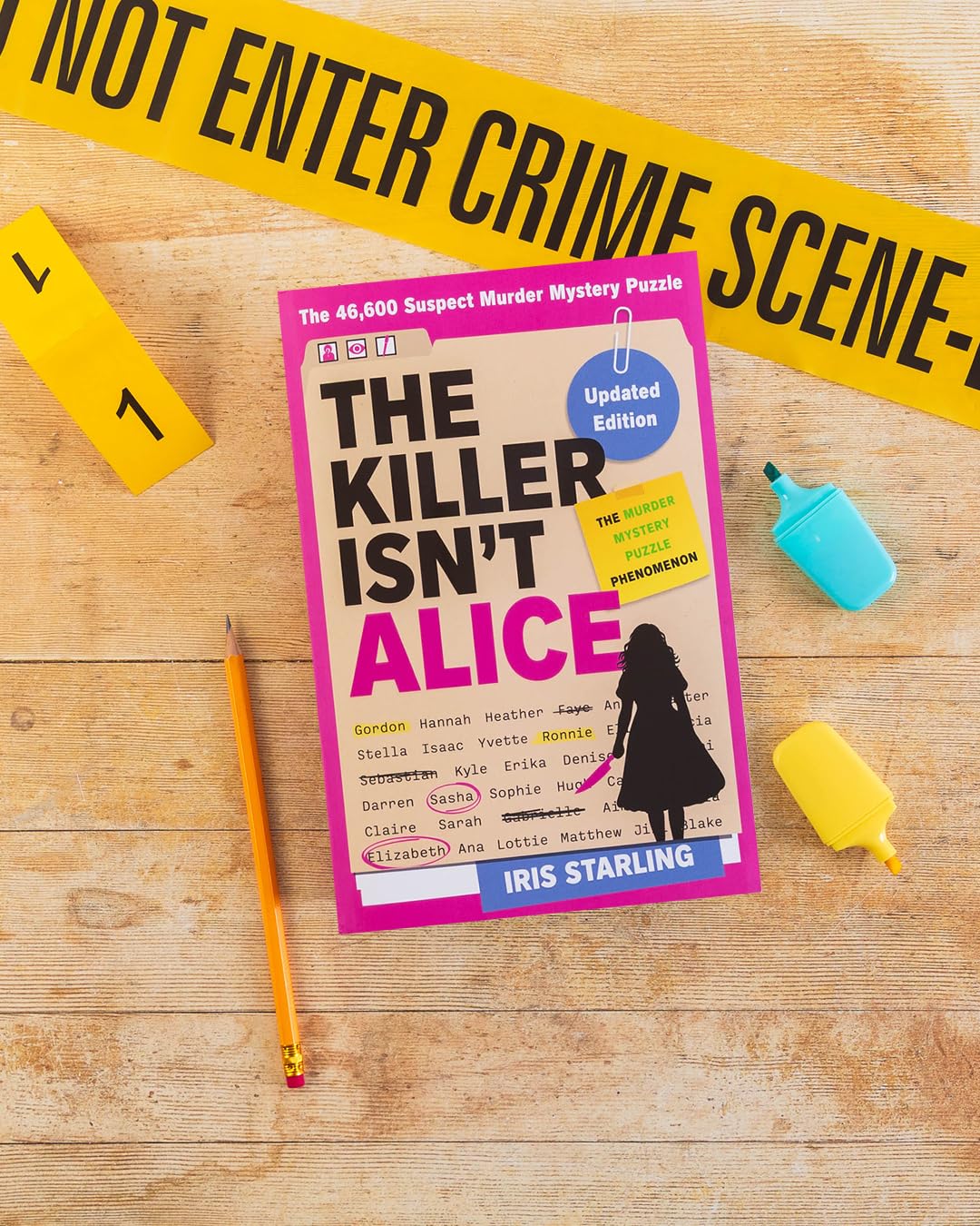 The Killer Isn't Alice: The Bestselling Interactive Murder Mystery Puzzle Book - 46,600 Suspects, 1 Killer. Can You Solve the Crime?