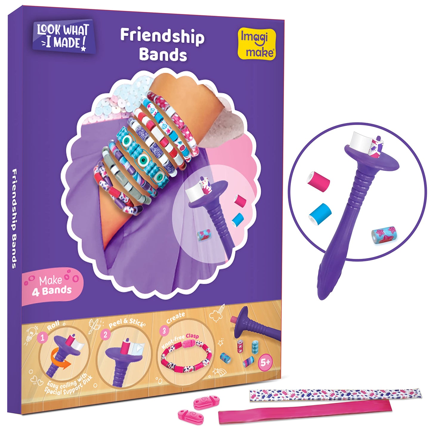 Imagimake Princess Craft Kit | 10 Mess-Free DIY Activities | Bracelet Making Kit, Unicorn Pouch, Butterfly Wands & More | Unicorn Gifts for Kids | Gifts for Girls & Boys 5,6,7,8,9,10,11,12 Years Old