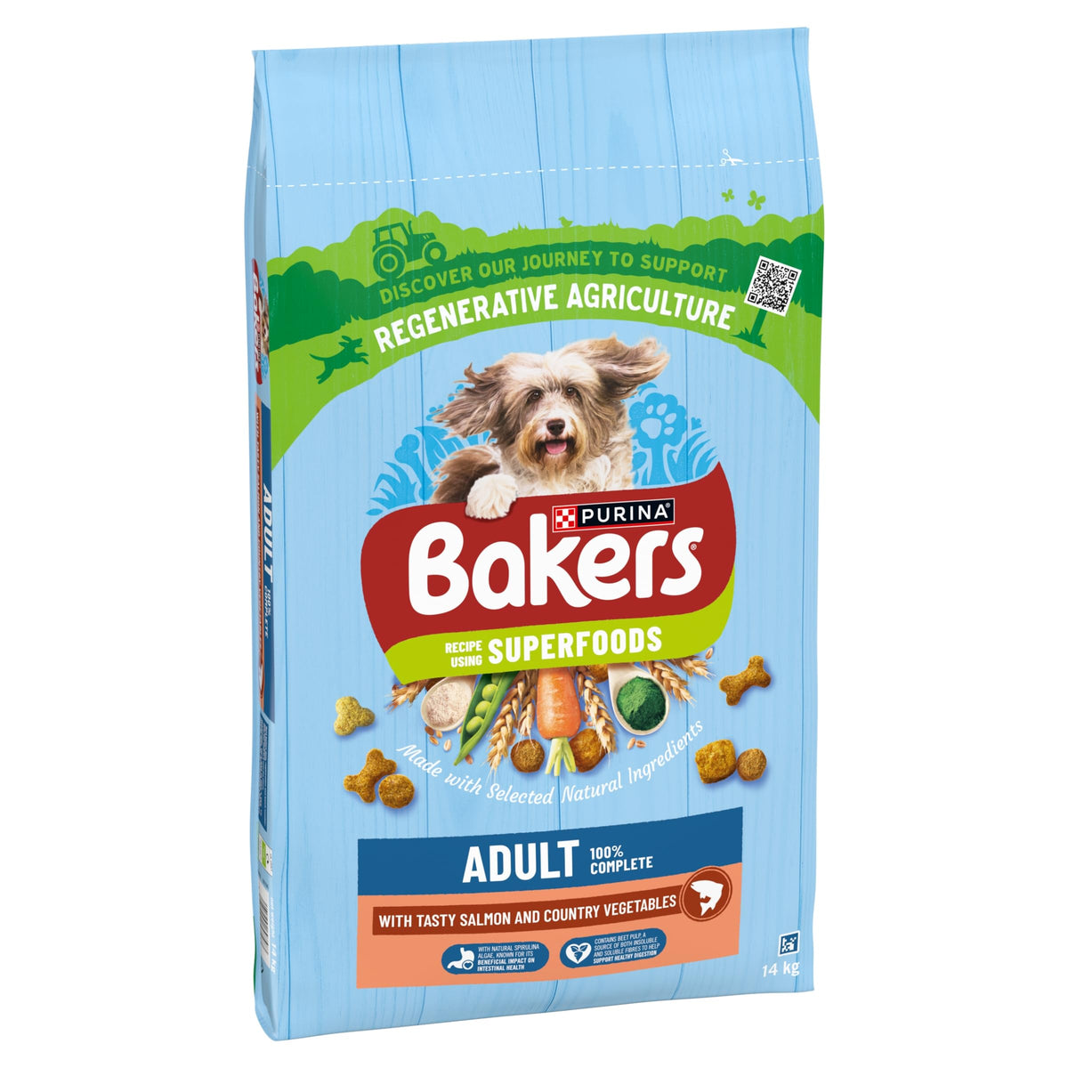 BAKERS Superfoods Adult Dry Dog Food Beef with Vegetables 14kg Pack