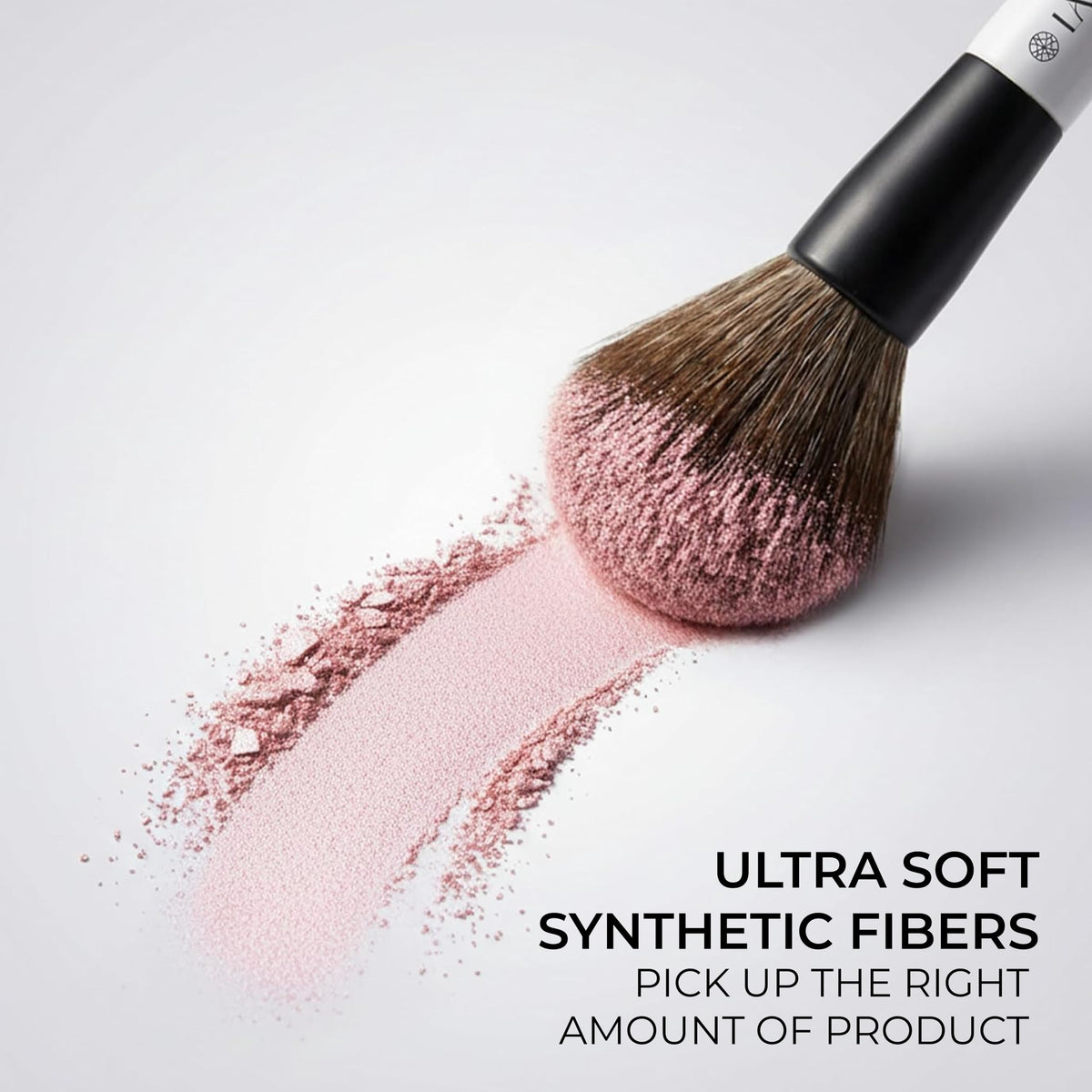 Make Up Brush Foundation Kabuki Flat Top, Perfect For Blending Liquid Cream