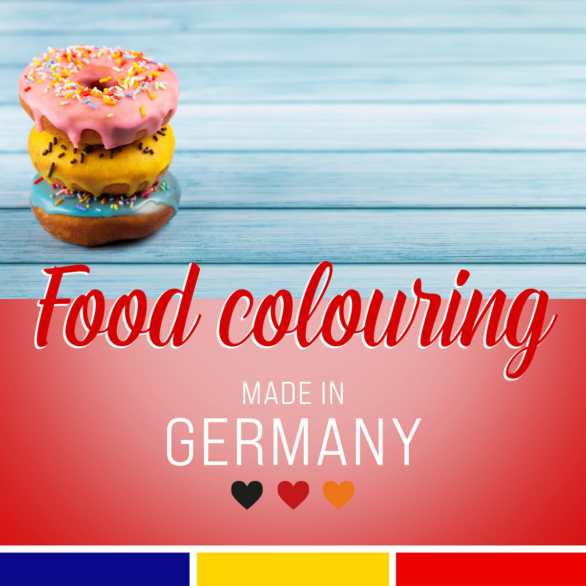 Belissia Liquid Food Colouring Rosa 10ml for Cooking and Baking