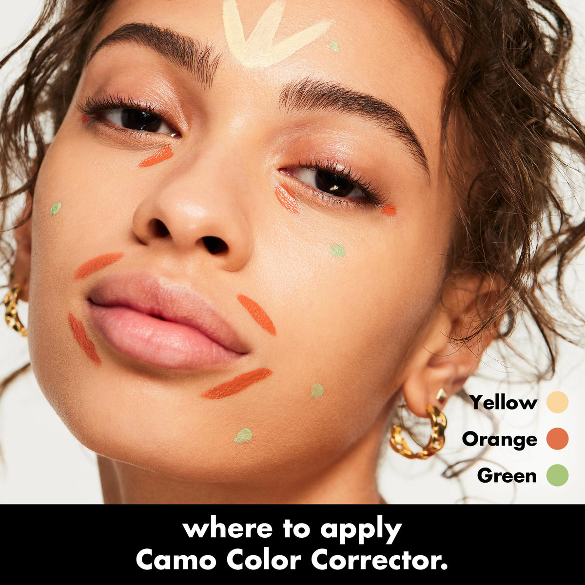 e.l.f. Camo colour Corrector, Hydrating & Long-Lasting Colour Corrector For Camouflaging Discolouration, Dullness & Redness, Vegan & Cruelty-Free, Peach