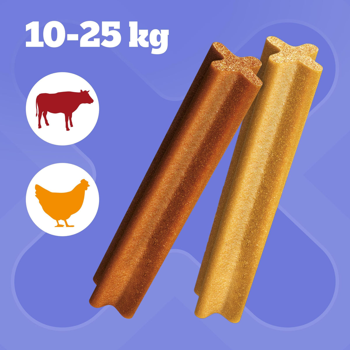 Pedigree DENTASTIX Daily Dental Sticks for Medium Dogs, 112 Sticks with Chicken and Beef