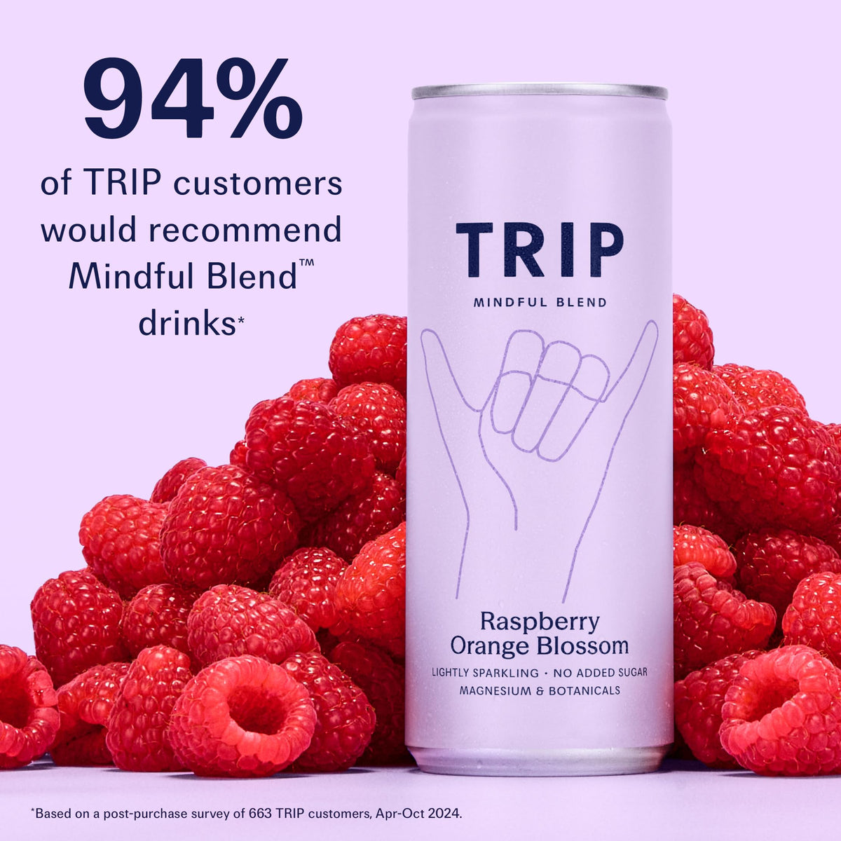 TRIP Cucumber Mint Sparkling drink with 120MG calming Magnesium + Lion’s Mane + Chamomile + Lemon Balm. Low Calorie and Vegan (Pack of 12 x 250ml) - Packaging Might Vary