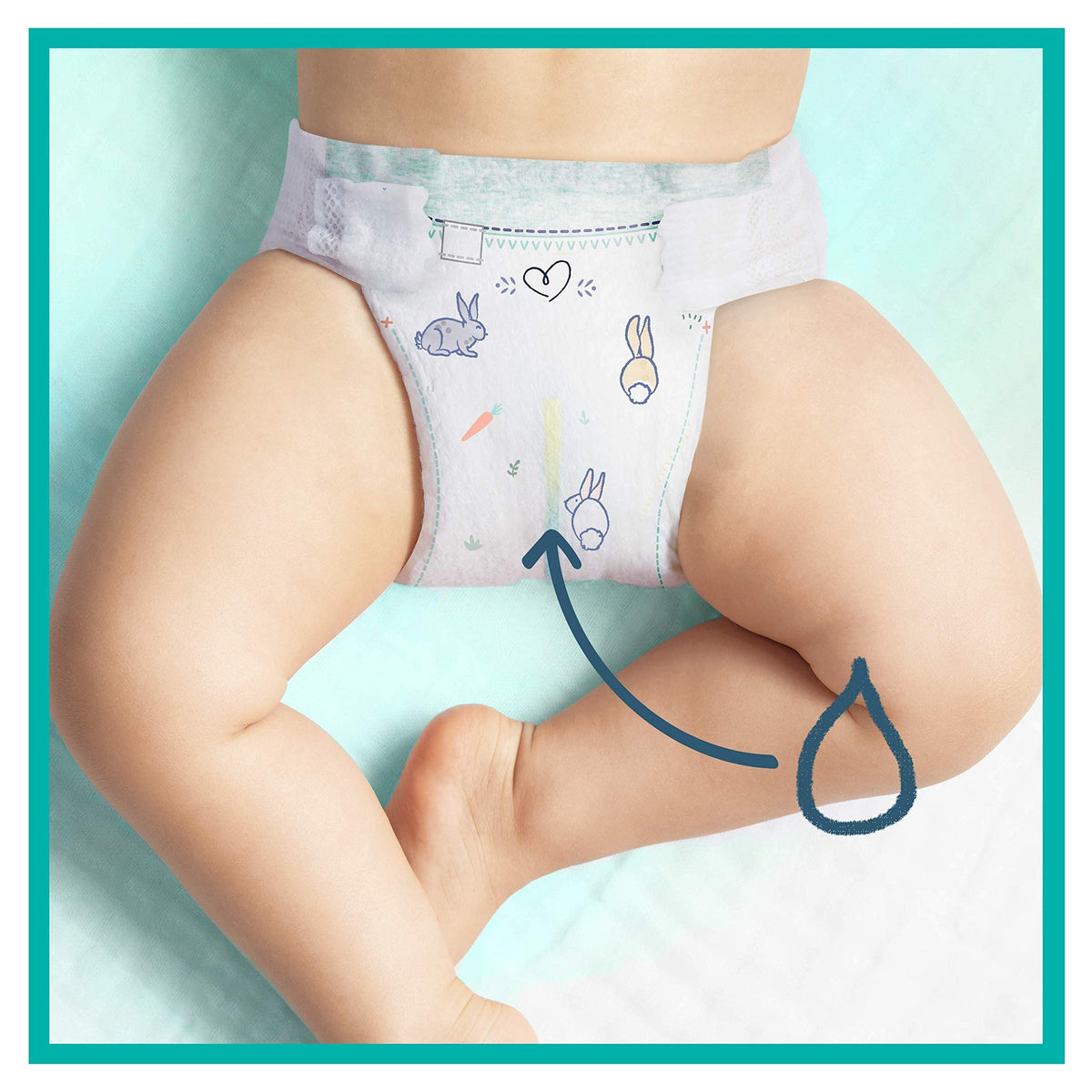 Pampers Baby Nappies Size 2 (4-8 kg / 9-18 lbs), Harmonie, 132 Count, Saving Pack, Baby Essentials for Newborn