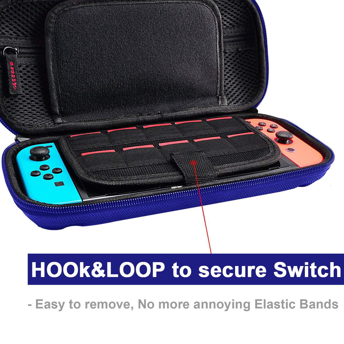 daydayup Switch 2 Carry Case Compatible with Nintendo Switch 2, with 24 Games Cartridges Protective Hard Shell Travel Carrying Case Pouch for Switch 2 Console & Accessories,Black