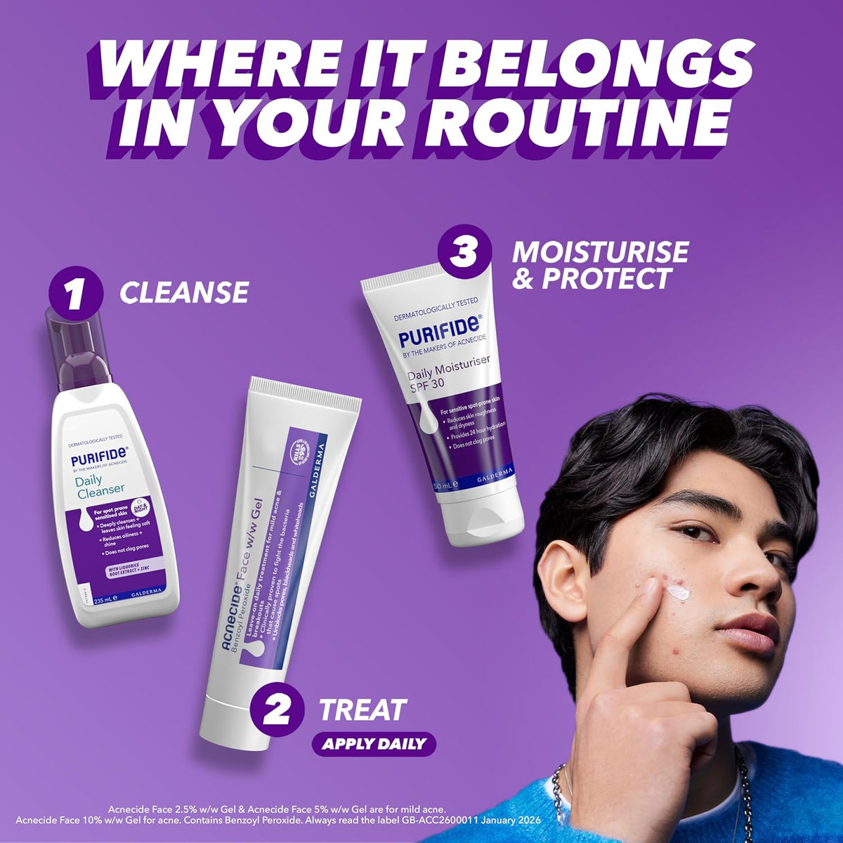 Acnecide Face Gel 5% Benzoyl Peroxide 15g