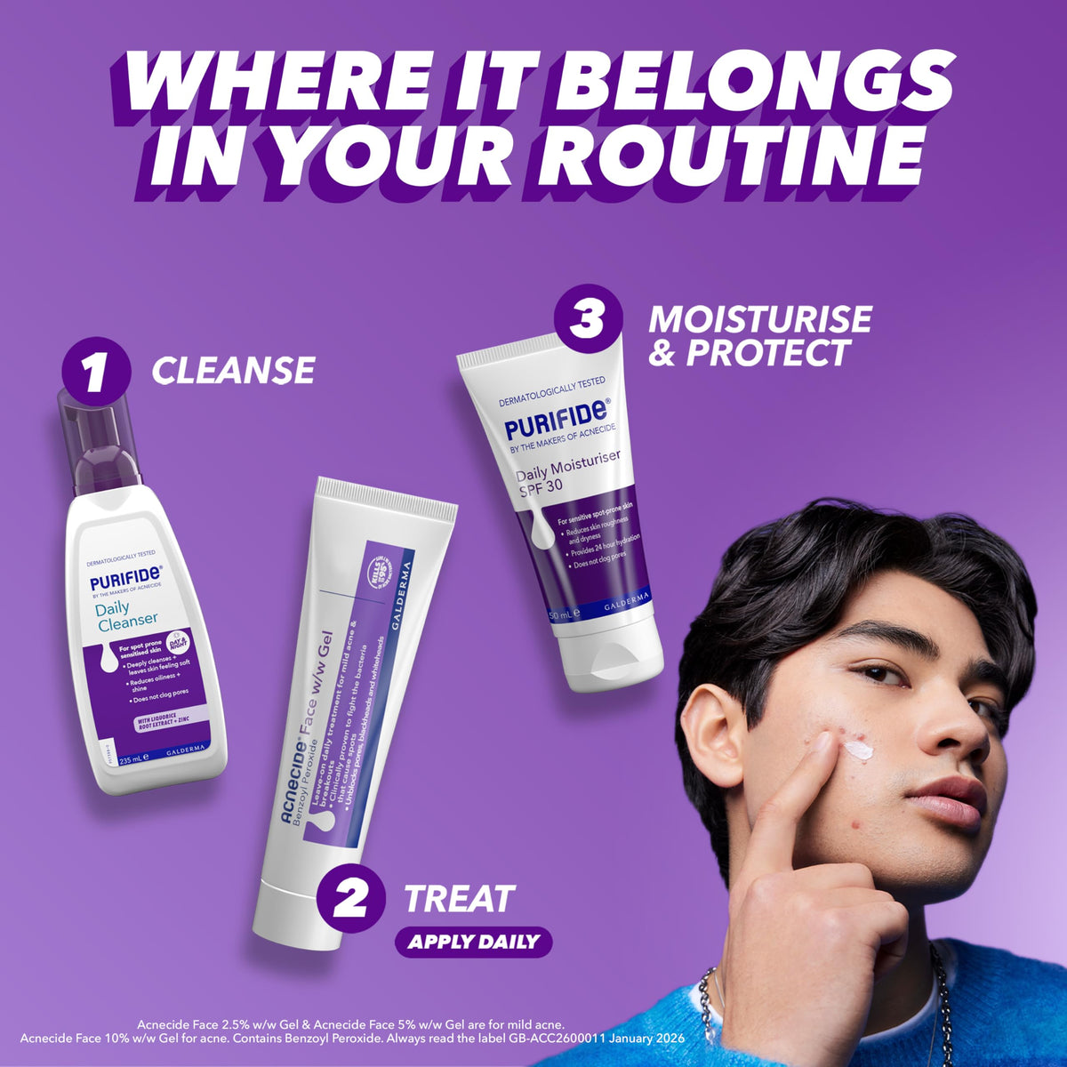 Acnecide Face Gel 5% Benzoyl Peroxide 15g