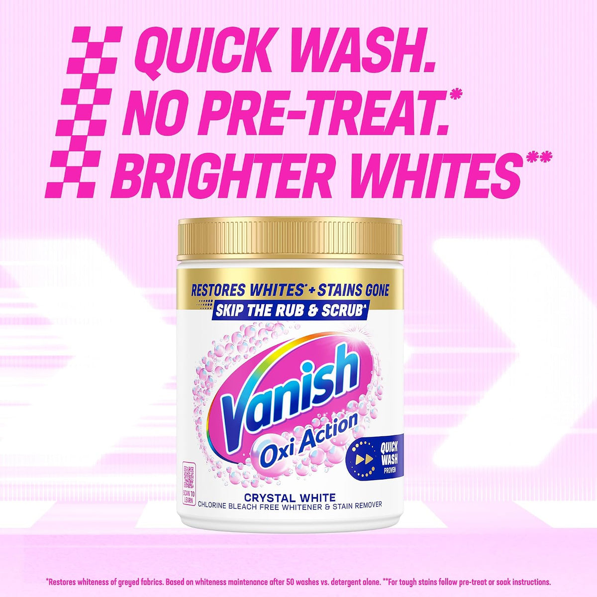 Vanish Gold Crystal White Stain Remover Powder, 1.5kg