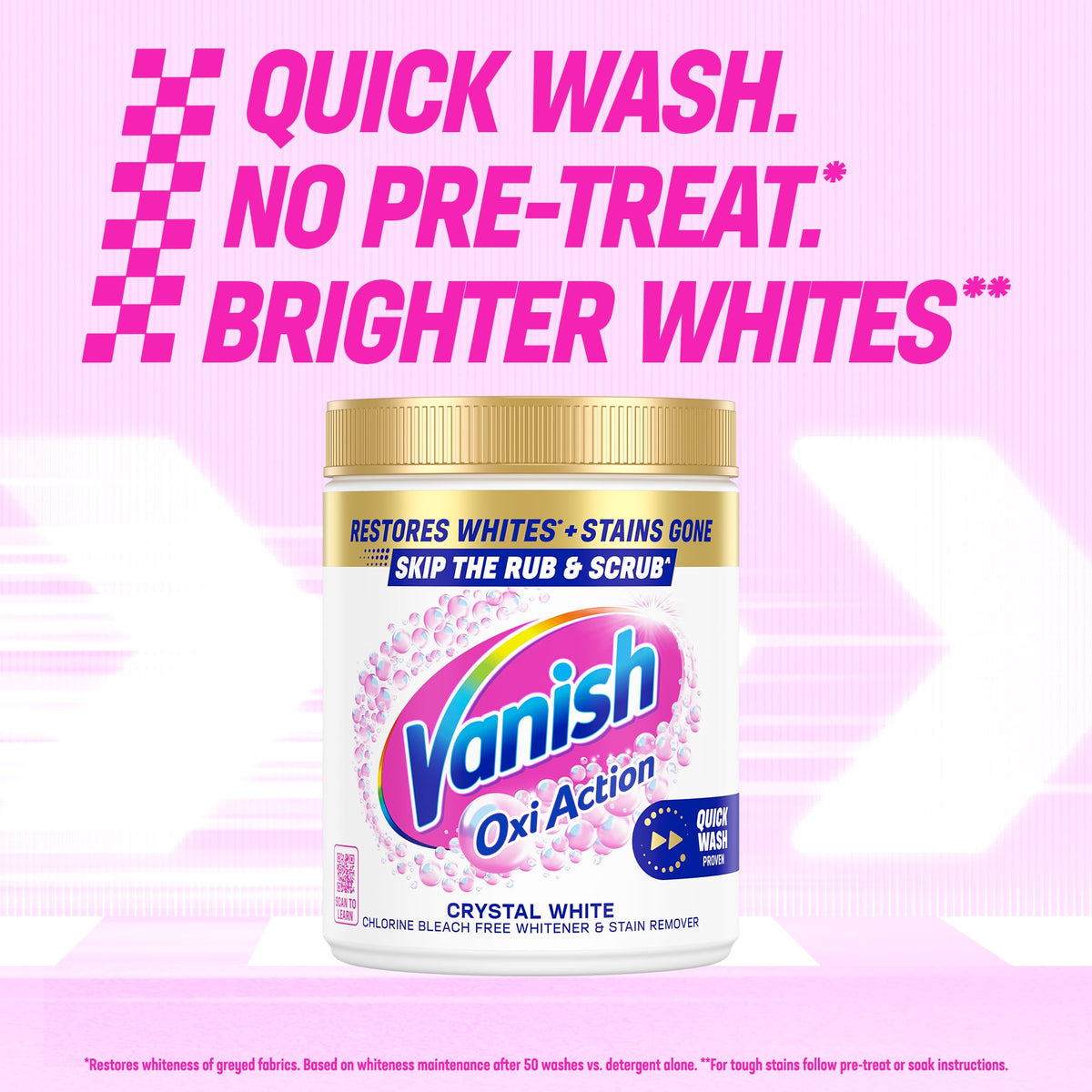Vanish Gold Crystal White Stain Remover Powder, 1.5kg