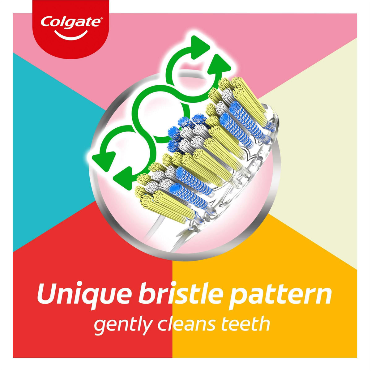 Colgate Zigzag Medium Bristles Manual Toothbrush (3-Pack)
