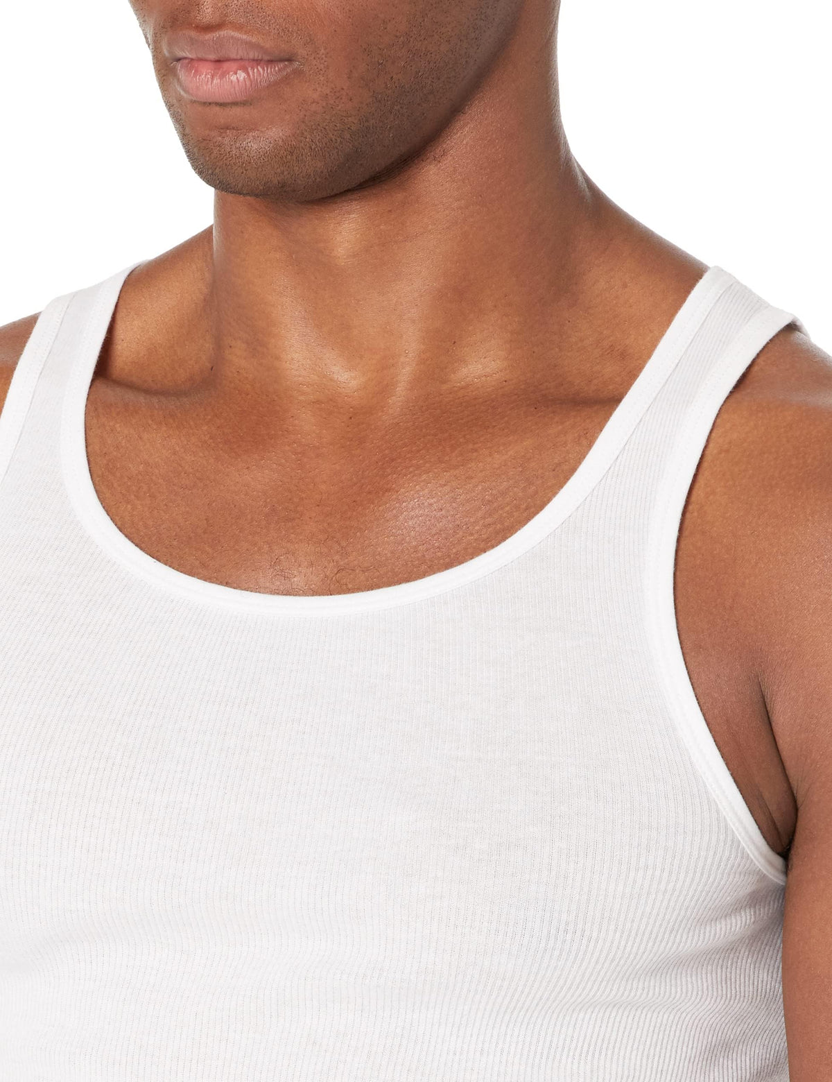 Amazon Essentials Men's Lightweight Tank Undershirts, Pack of 6