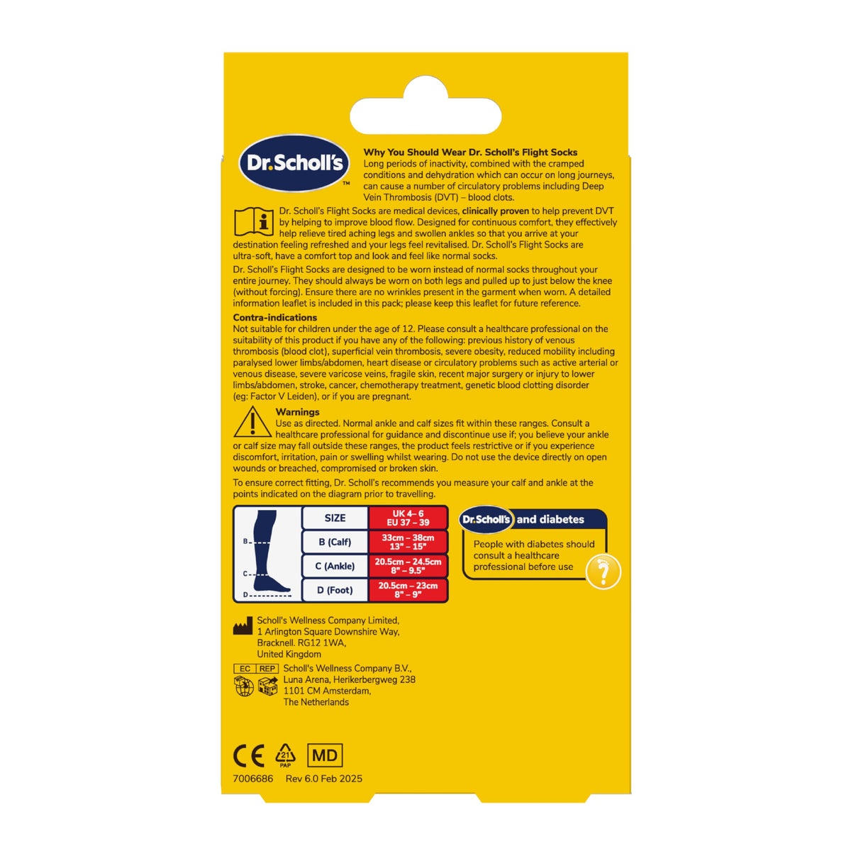 Dr. Scholl's Flight Socks - Clinically Proven Compression Socks for Flight Travel - Help Prevent Swollen Ankles and Deep Vein Thrombosis