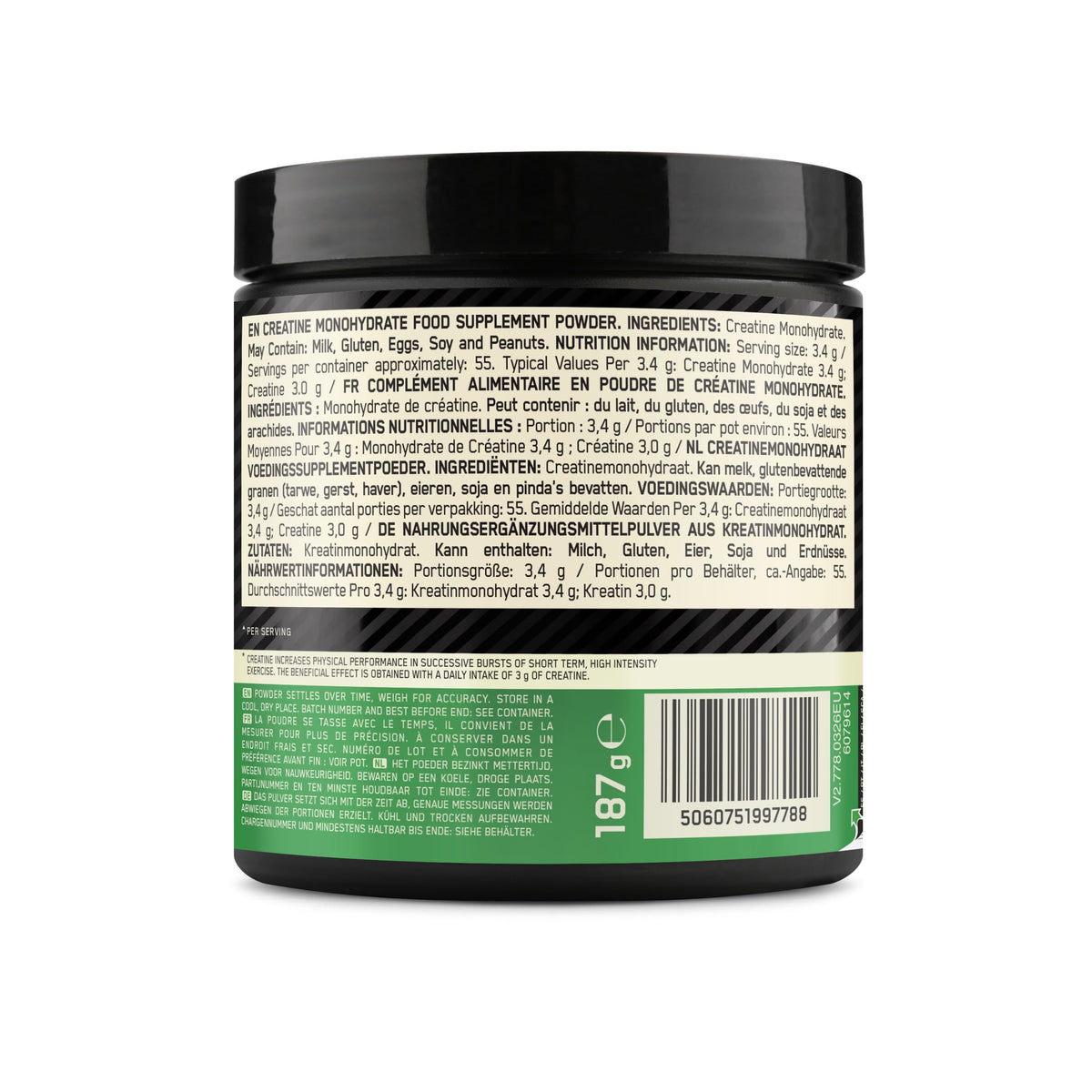 Optimum Nutrition Micronised Creatine Monohydrate Powder, 634g