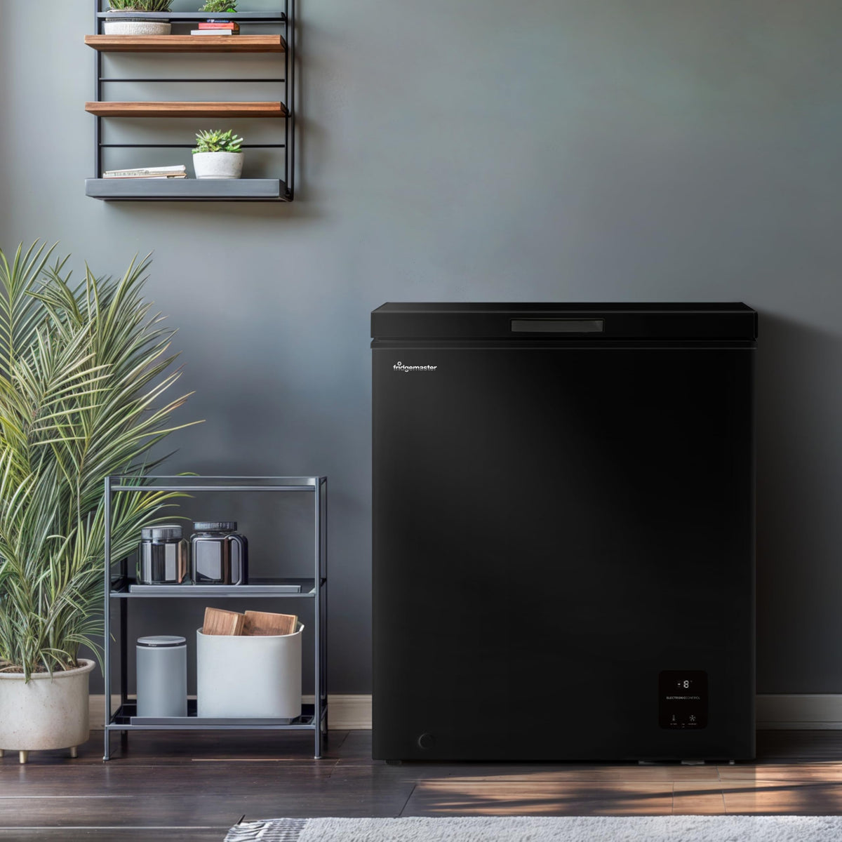 Fridgemaster White Chest Freezer, 97L Capacity, MCF100E， Freestanding, Mechanical Control, Winter Guard (-15°C), Low Noise 38dB, Basket Storage 858 (H) x 578 (W) x 444 (D) mm