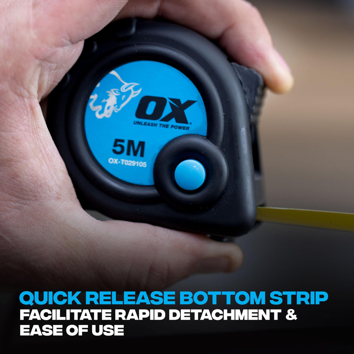 OX Trade 8m Tape Measure Twinpack - Metric & Imperial, Nylon Coated Blade