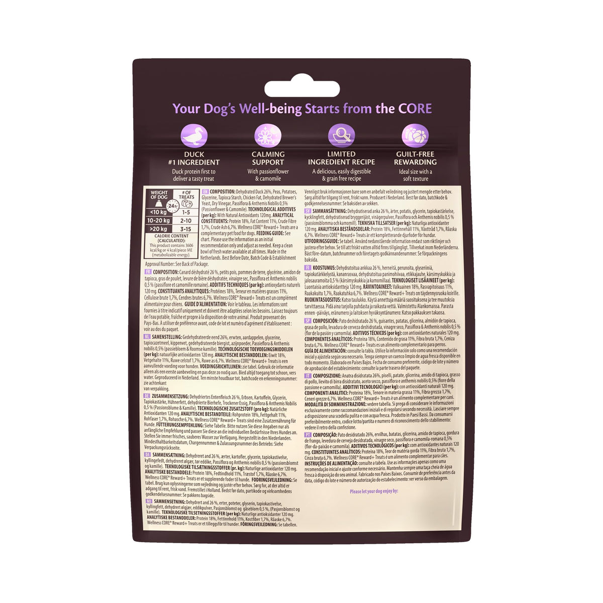 Wellness CORE Reward+ Mobility 170g, Turkey – Soft Dog Treats