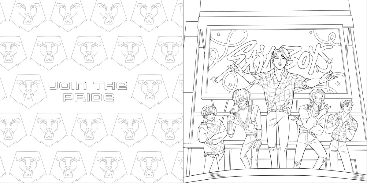 KPop Demon Hunters: The Official Deluxe Colouring Book