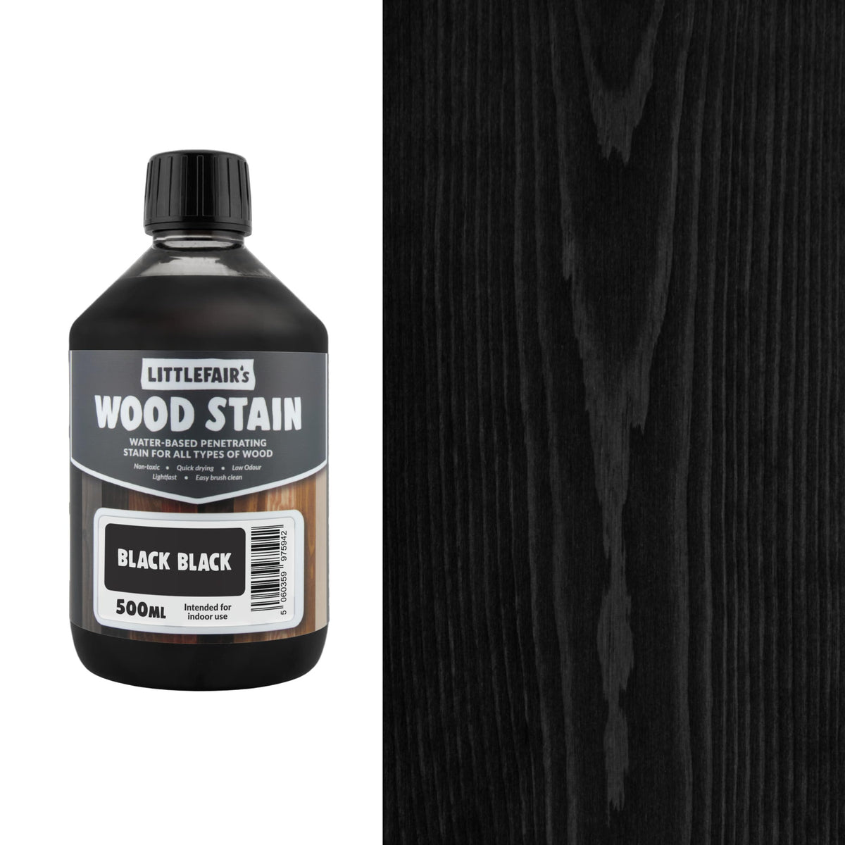 Littlefair's Wood Stain Water-Based - (Very Red Mahogany) – Non-Toxic, Eco-Friendly & Quick Drying - Easy-to-Apply, Concentrated Formula for All Wood Types – 15ml Tester Pot