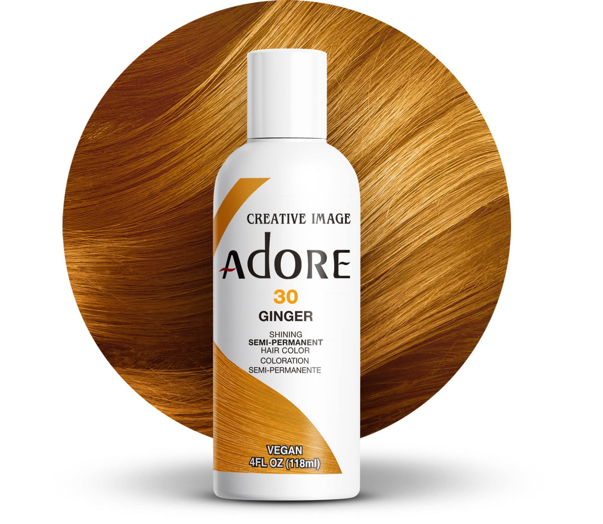 Adore Shining Semi Permanent Hair Colour 121 Jet Black – Vibrant Black Hair Dye, Vegan & Cruelty-Free, Ammonia, Peroxide & Alcohol Free
