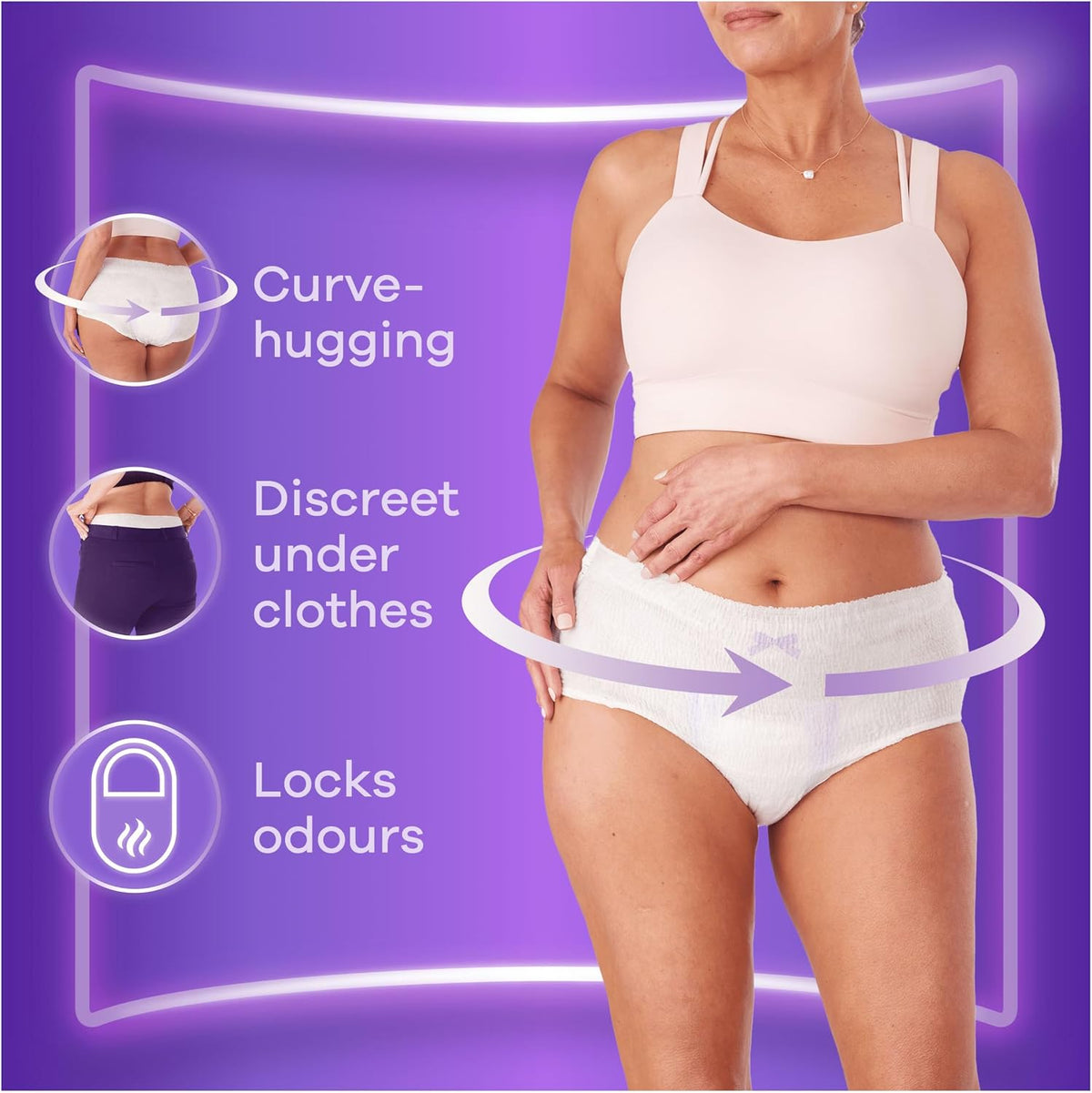 Always Discreet Pants Plus Large 32 Pants (8ct X 4)