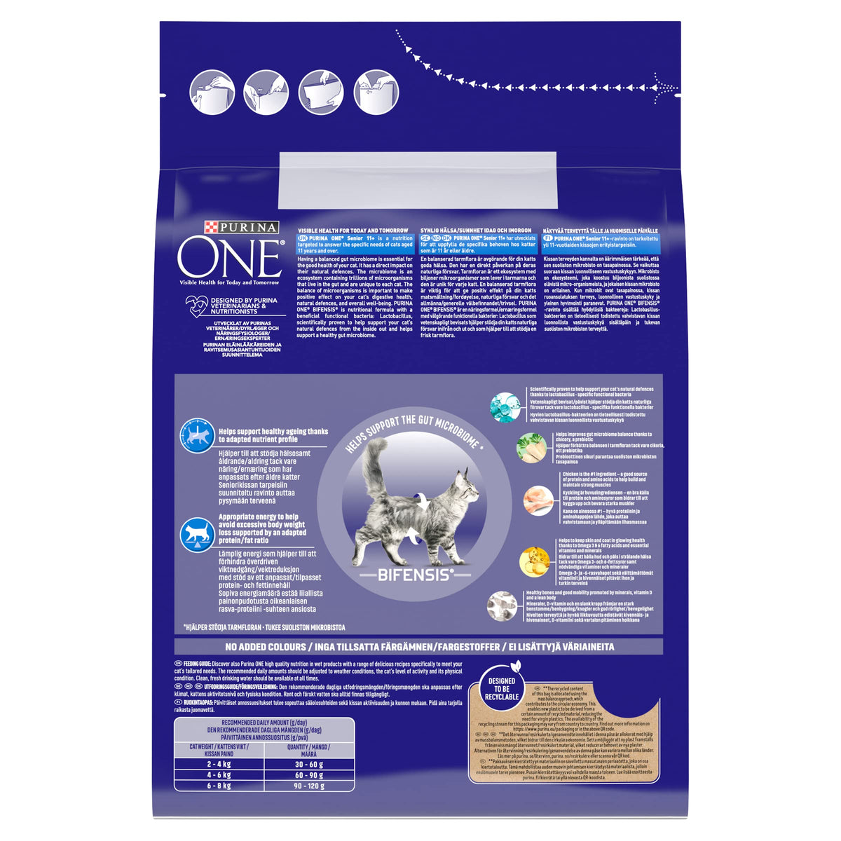 PURINA ONE Bifensis Adult Dry Cat Food Chicken 7.5kg Pack
