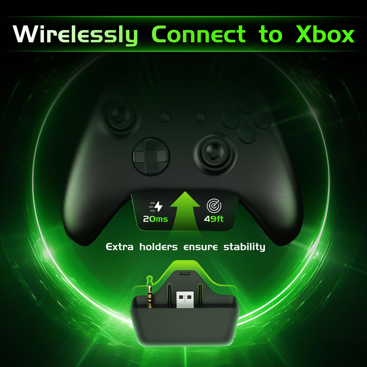 Gvyugke Gaming Headset Wireless for Xbox Series X|S, Xbox One, PS5, PC, Mac