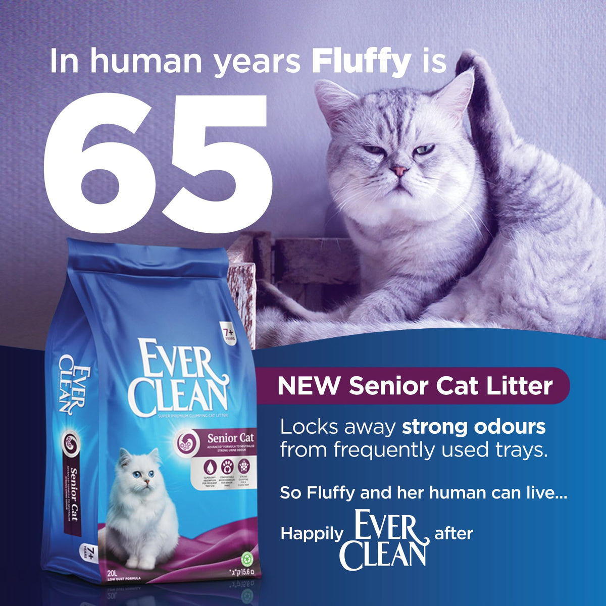 Ever Clean Clumping Cat Litter, Multiple Cat, Scented for long-lasting freshness, Unbeatable Clumping Strength, 10L