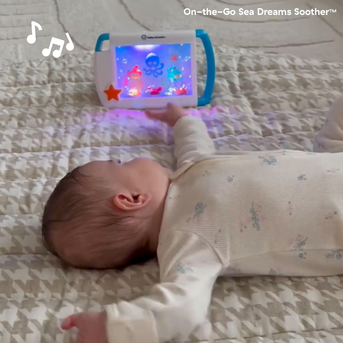 Baby Einstein Sea Dreams Soother, Crib Toy with Remote, Baby Sleep Aid, Calming Lights & Melodies, Newborn and Up