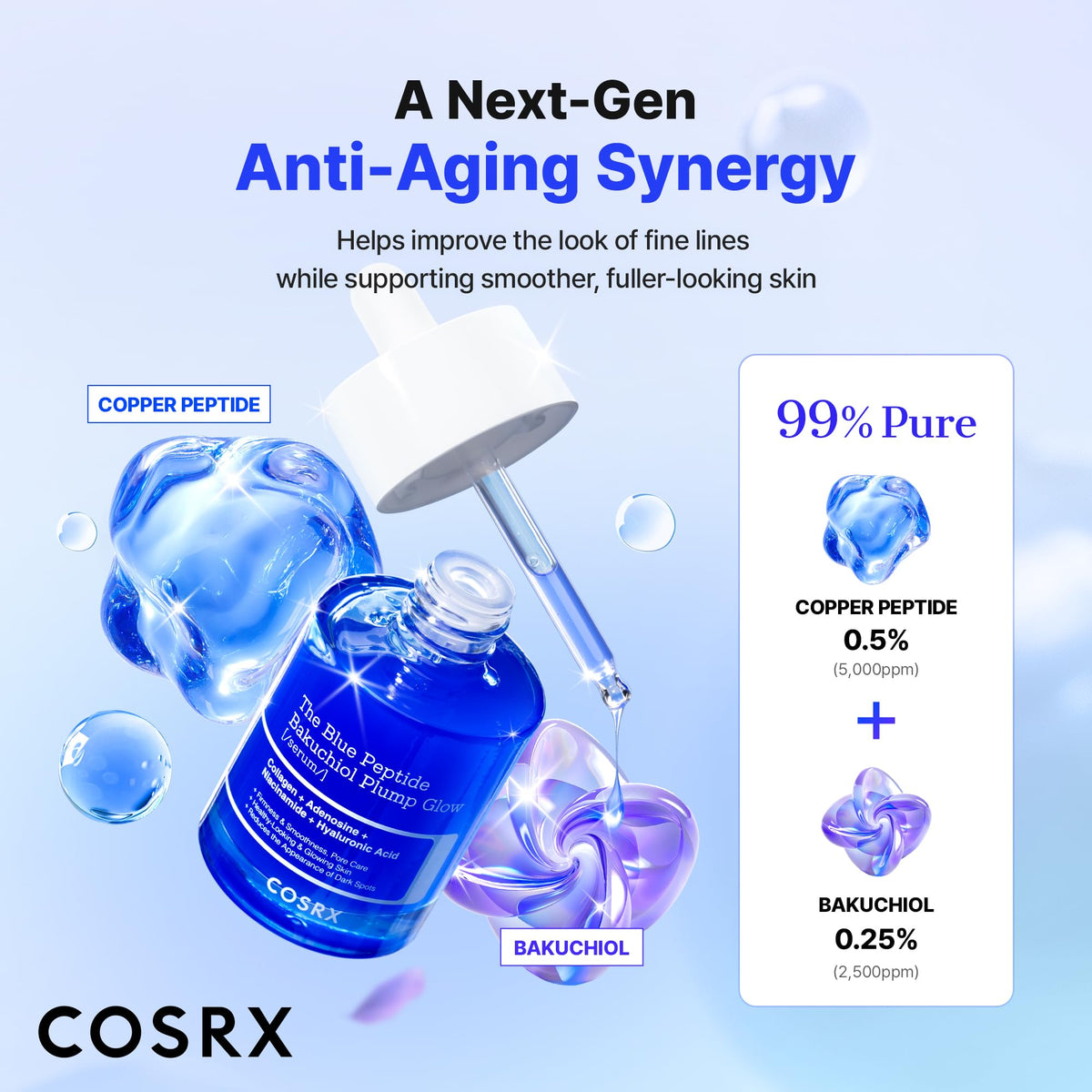 COSRX 6 Peptide Collagen Booster Serum 150ml, Face Toner with Niacinamide
