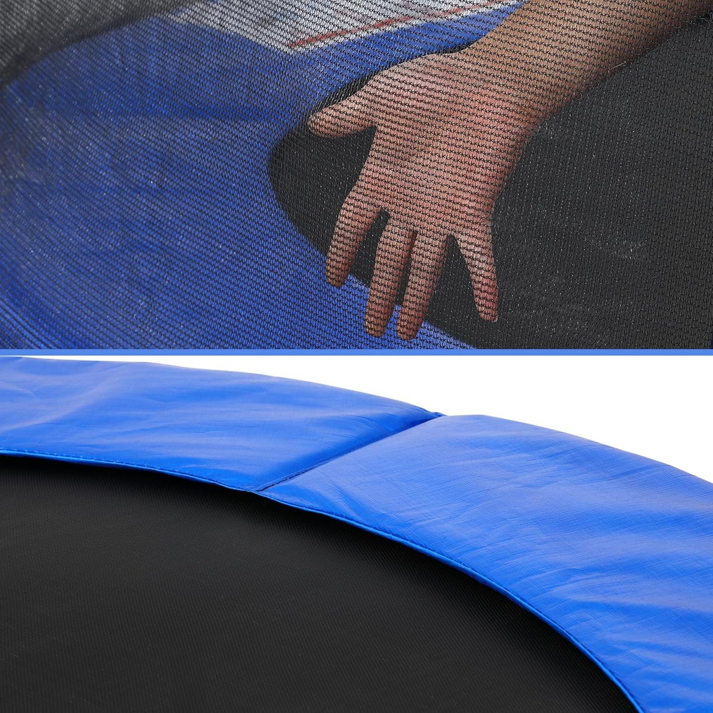 MONZANA® 6ft/8ft/10ft/12ft/14ft Trampoline Outdoor Set with Safety Net Ladder Heavy Duty Frame Cover Spring Tool for Kids Adults Garden Fitness Play Equipment Trampoline