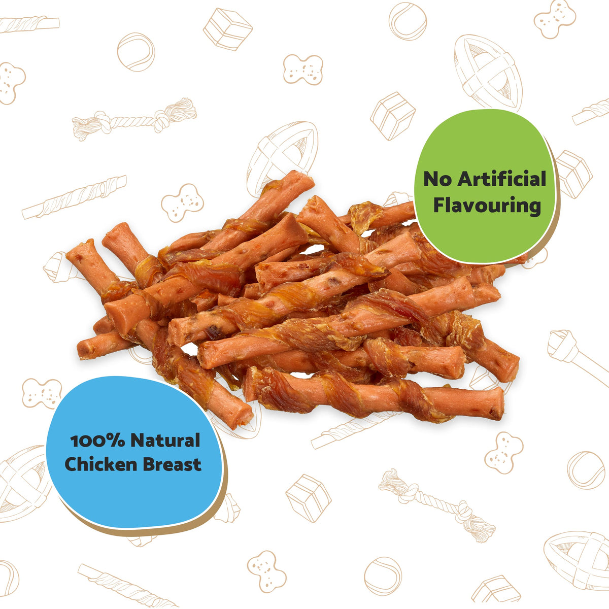 Good Boy Chicken & Hide Twisters Dog Treats 220g