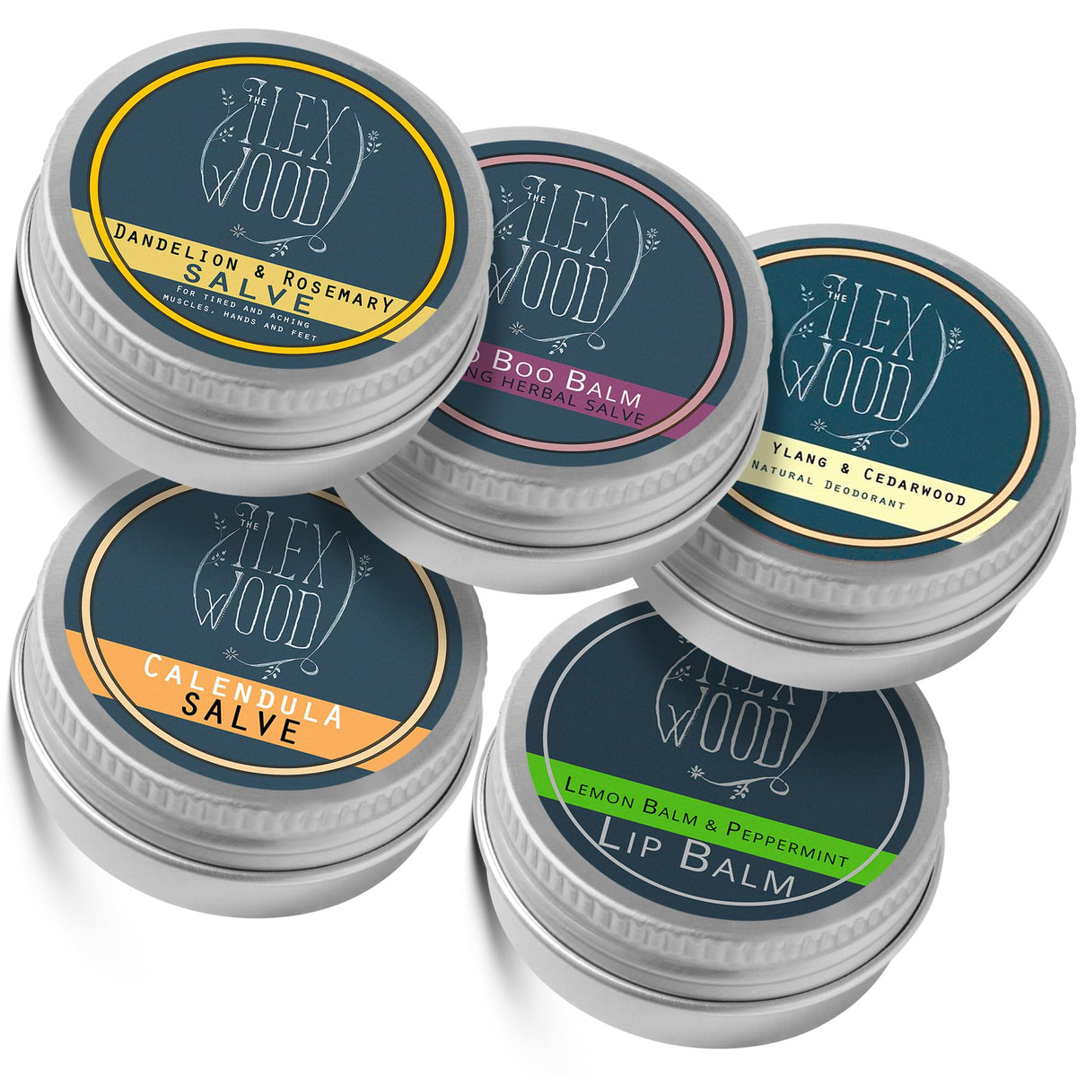 The Ilex Wood Lemon Balm & Peppermint Natural Lip Balm 10ml